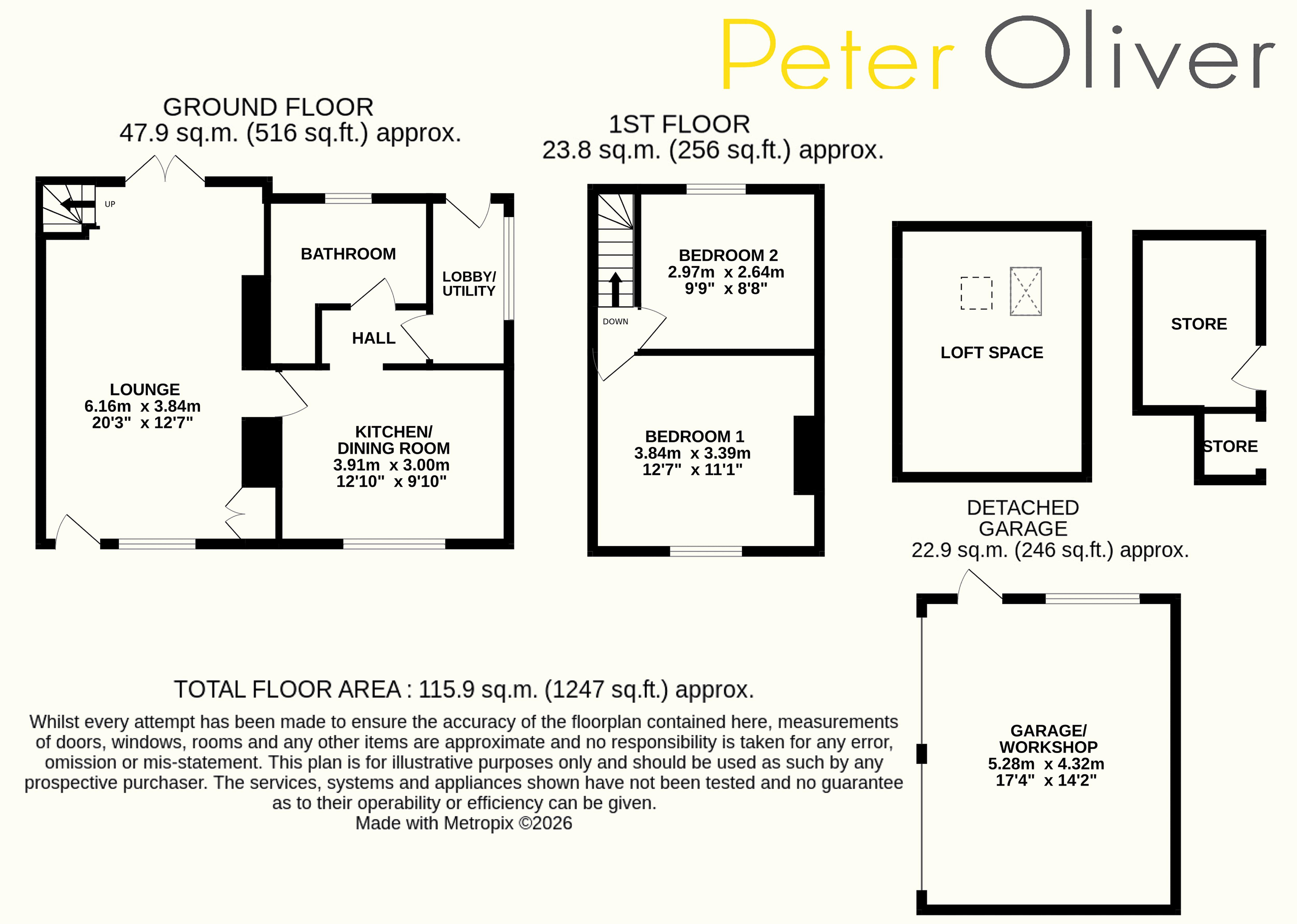 2 Eastry Cottages, Western Road, Crowborough floorplan
