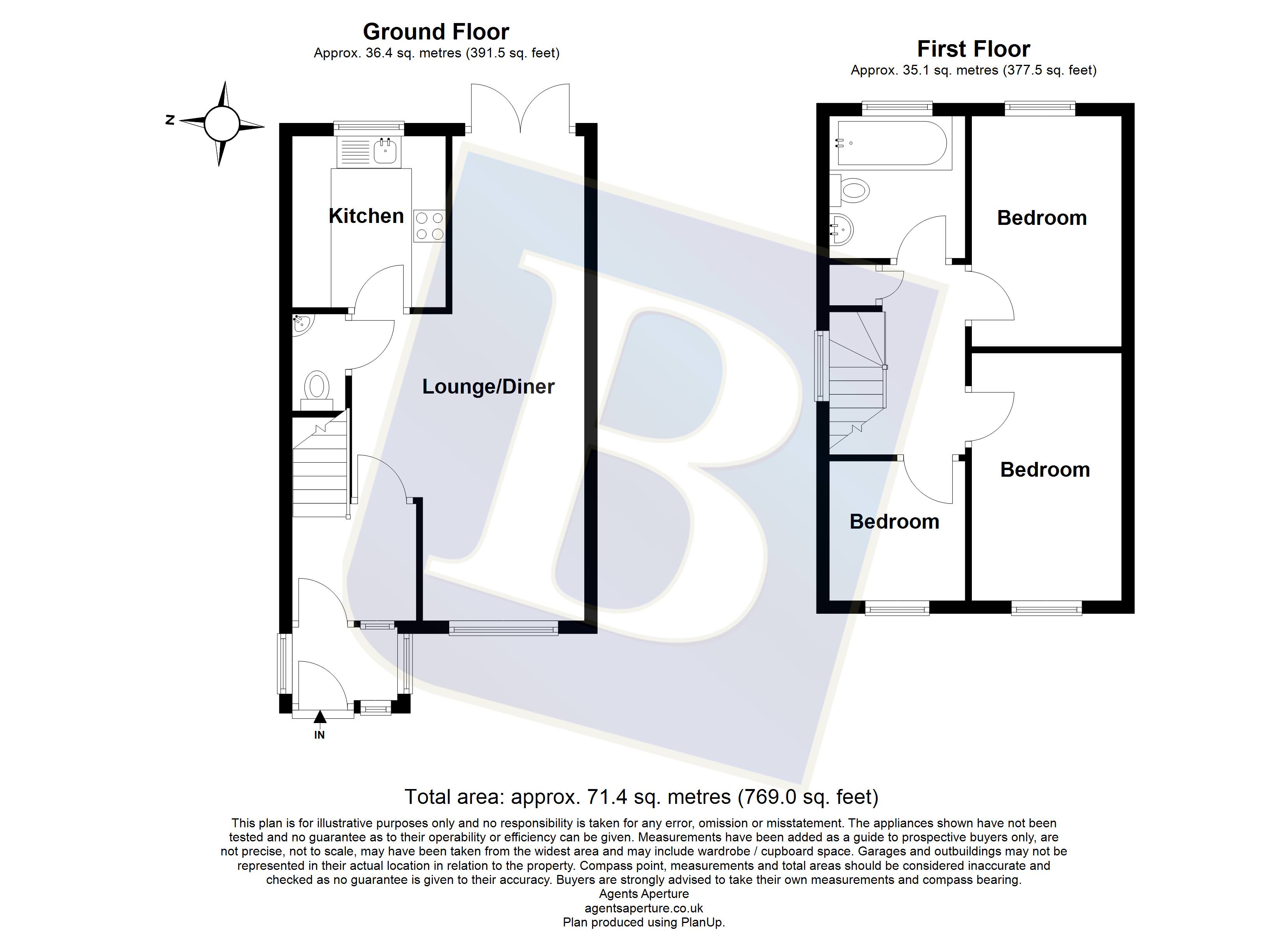 84, Spring Close, Dagenham floorplan