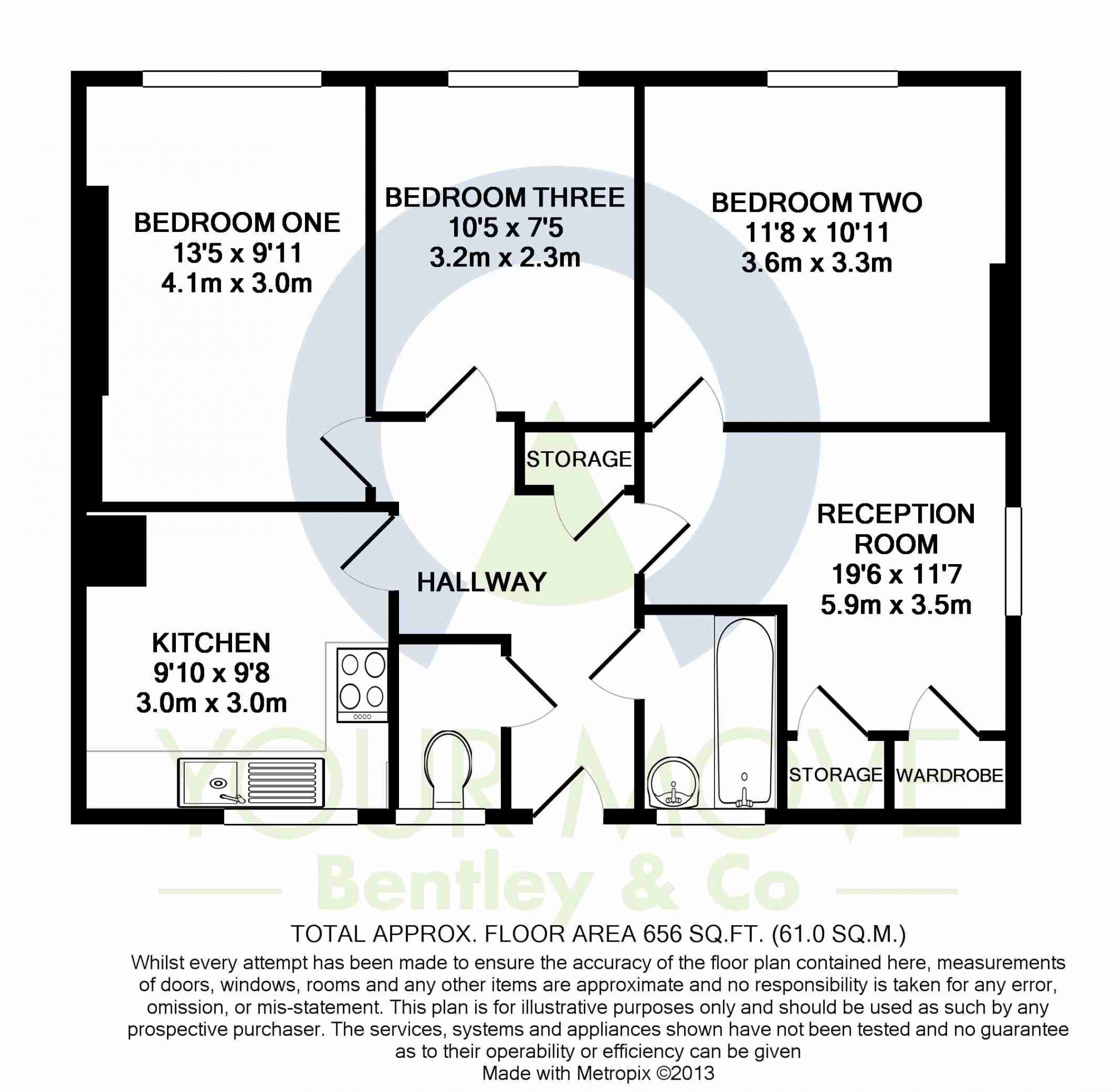 3 Bedrooms Flat to rent in Camden Park Road, Camden NW1