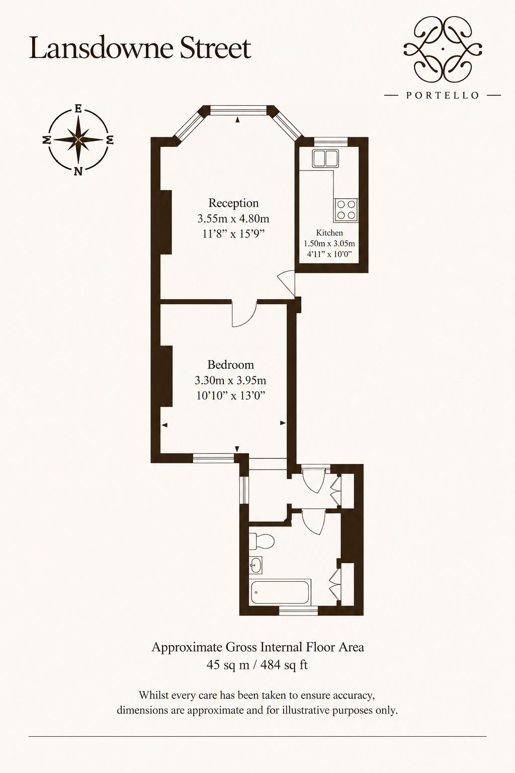 Flat 2, 37, Lansdowne Street, East Sussex floorplan