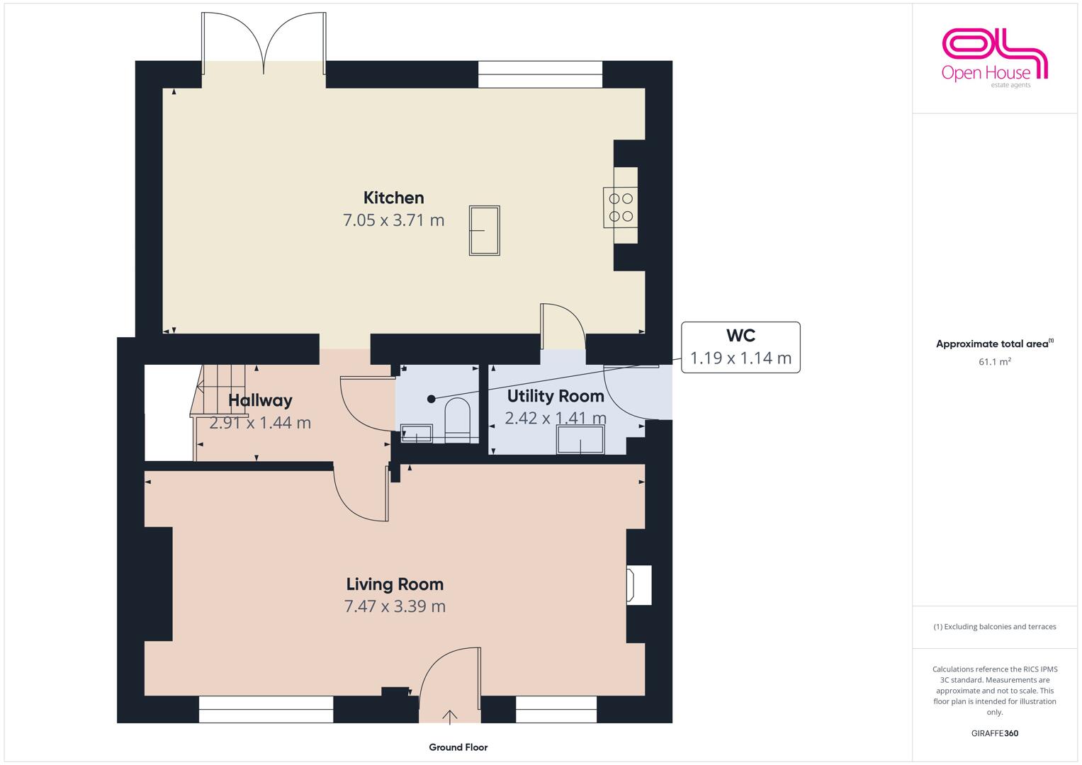 1 Ranslow Cottages floorplan