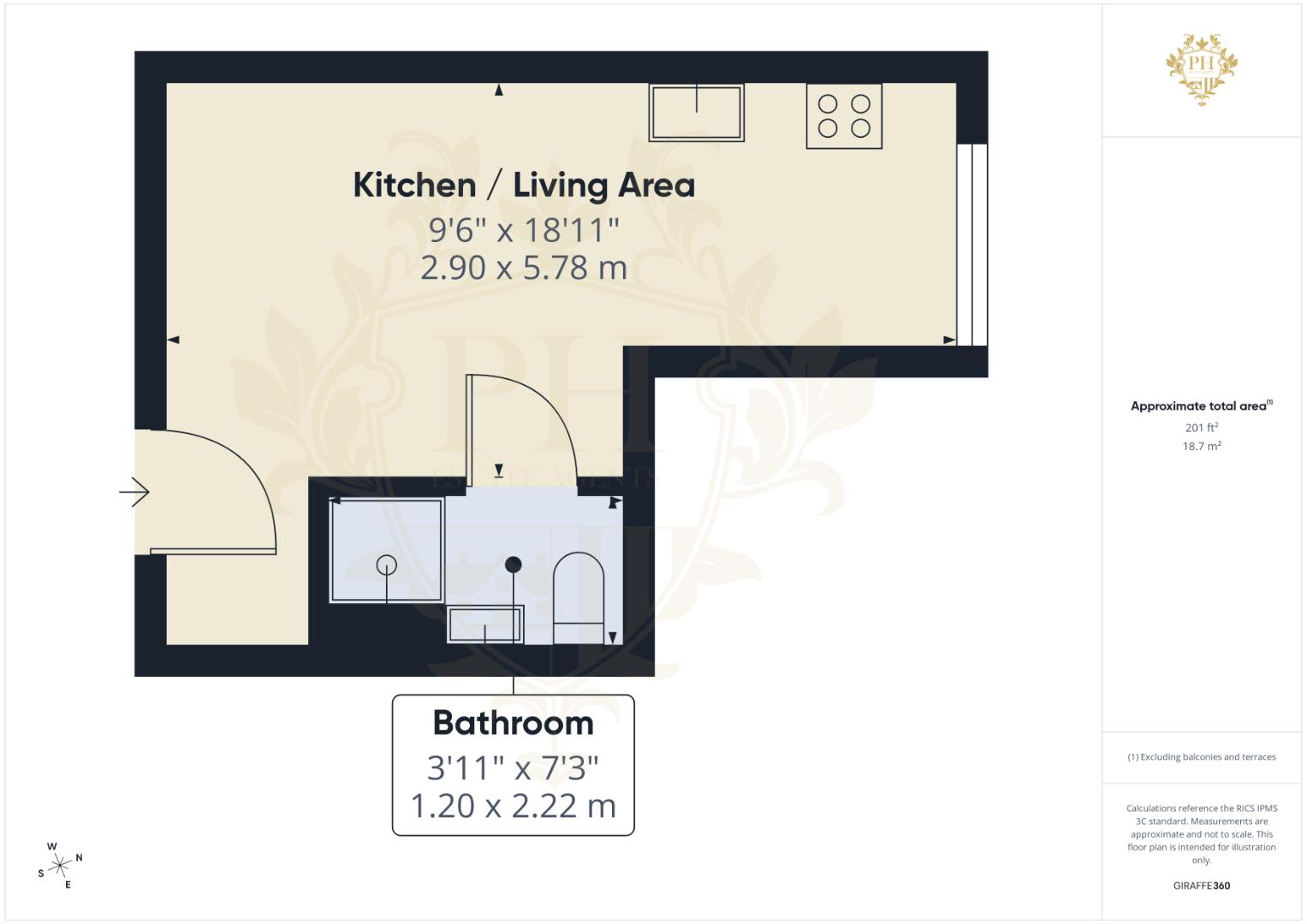 4-24, Rede house 63-75 Corporation Road, Middlesbrough floorplan