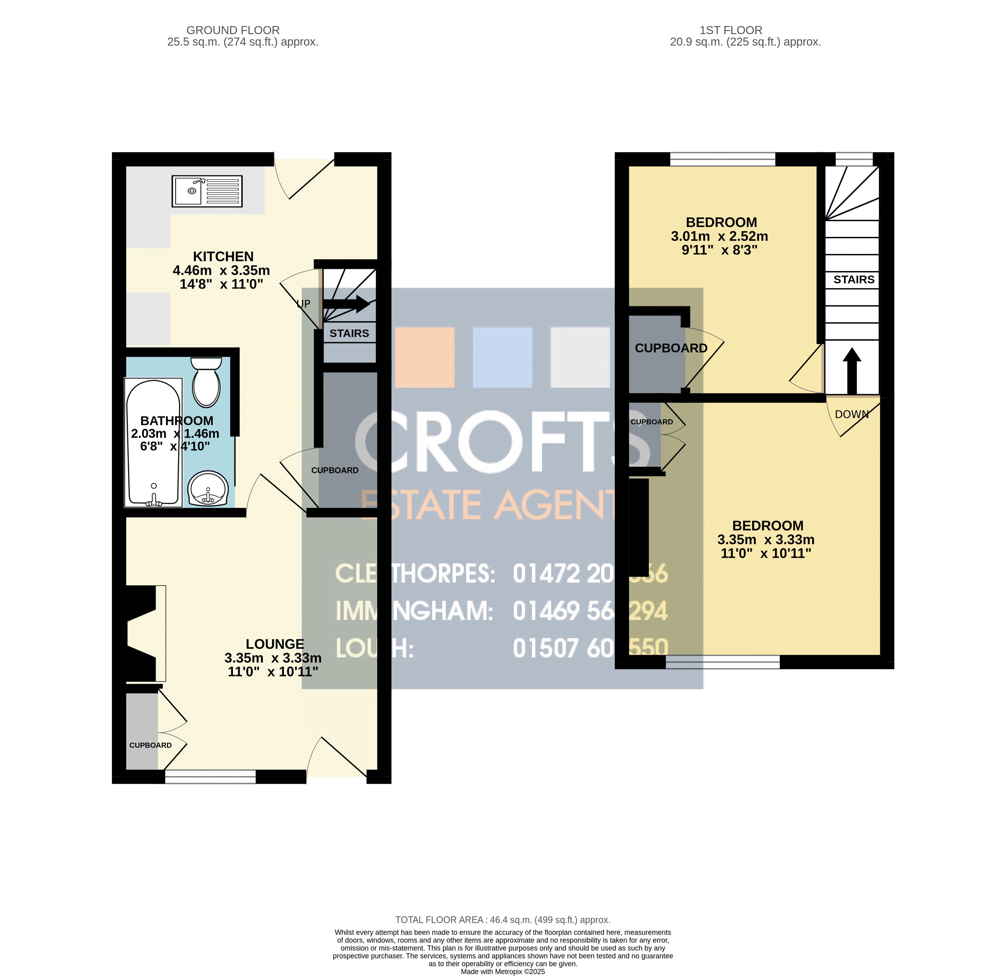 132, High Holme Road, Louth floorplan