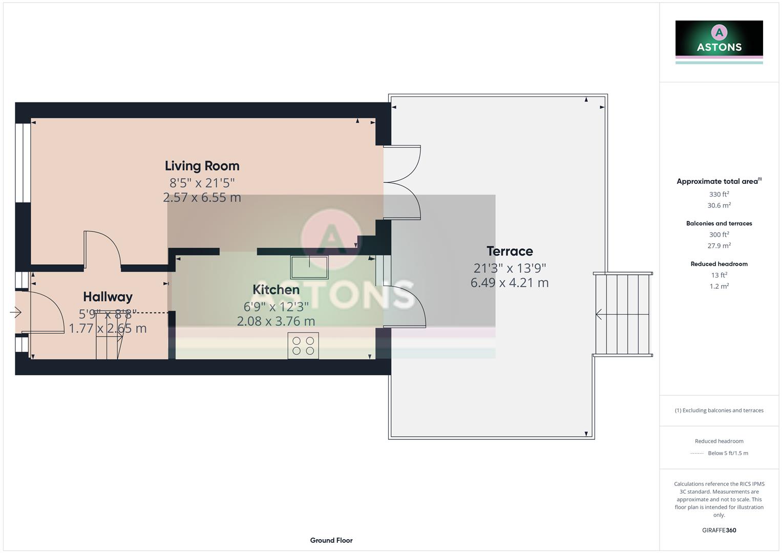 35, Poynings Road, Crawley floorplan