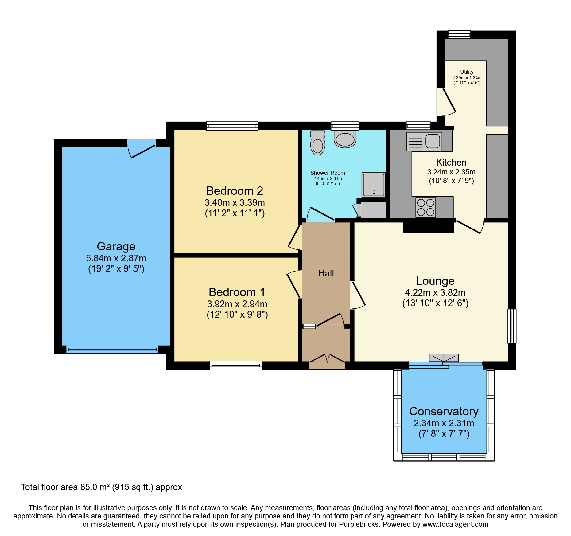 5, Breeze Hill, Tyn-y-Gongl floorplan