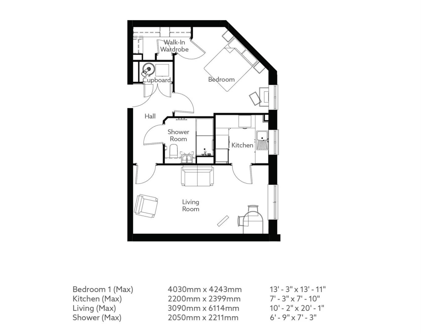 12 Stanley Place, Stanley Gardens, Preston floorplan