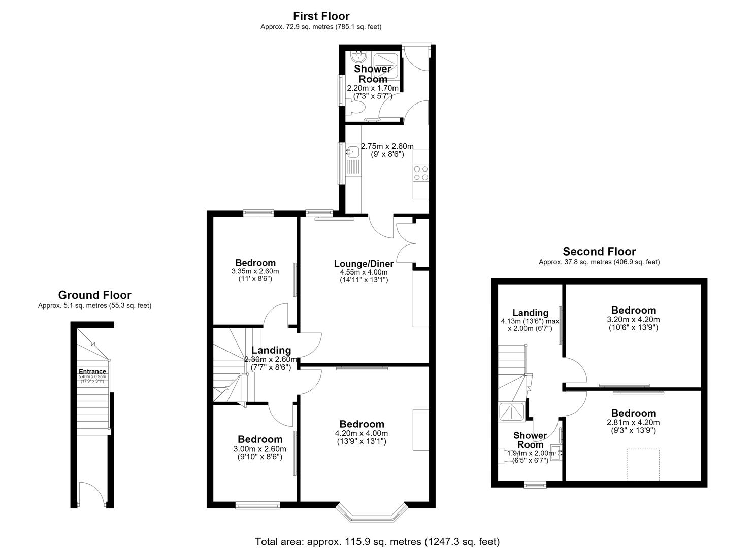 128, Glenthorn Road, Newcastle Upon Tyne floorplan