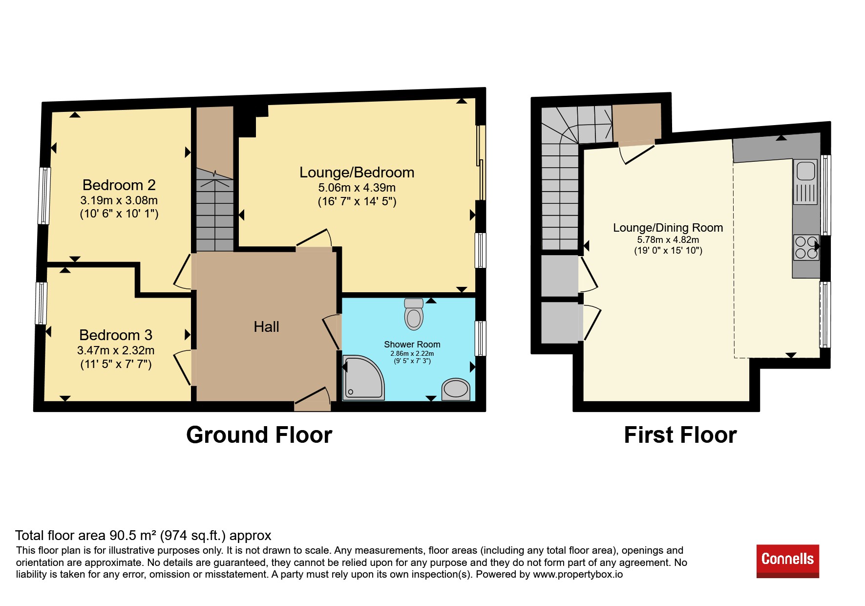 Flat 10, 6, Arundel Crescent, Plymouth floorplan