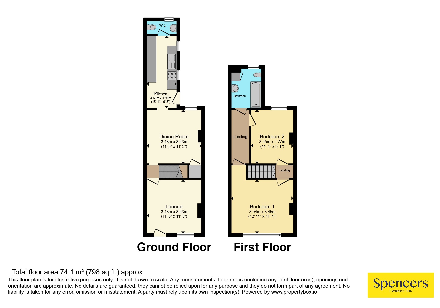 64, Garden Street, Leicestershire floorplan