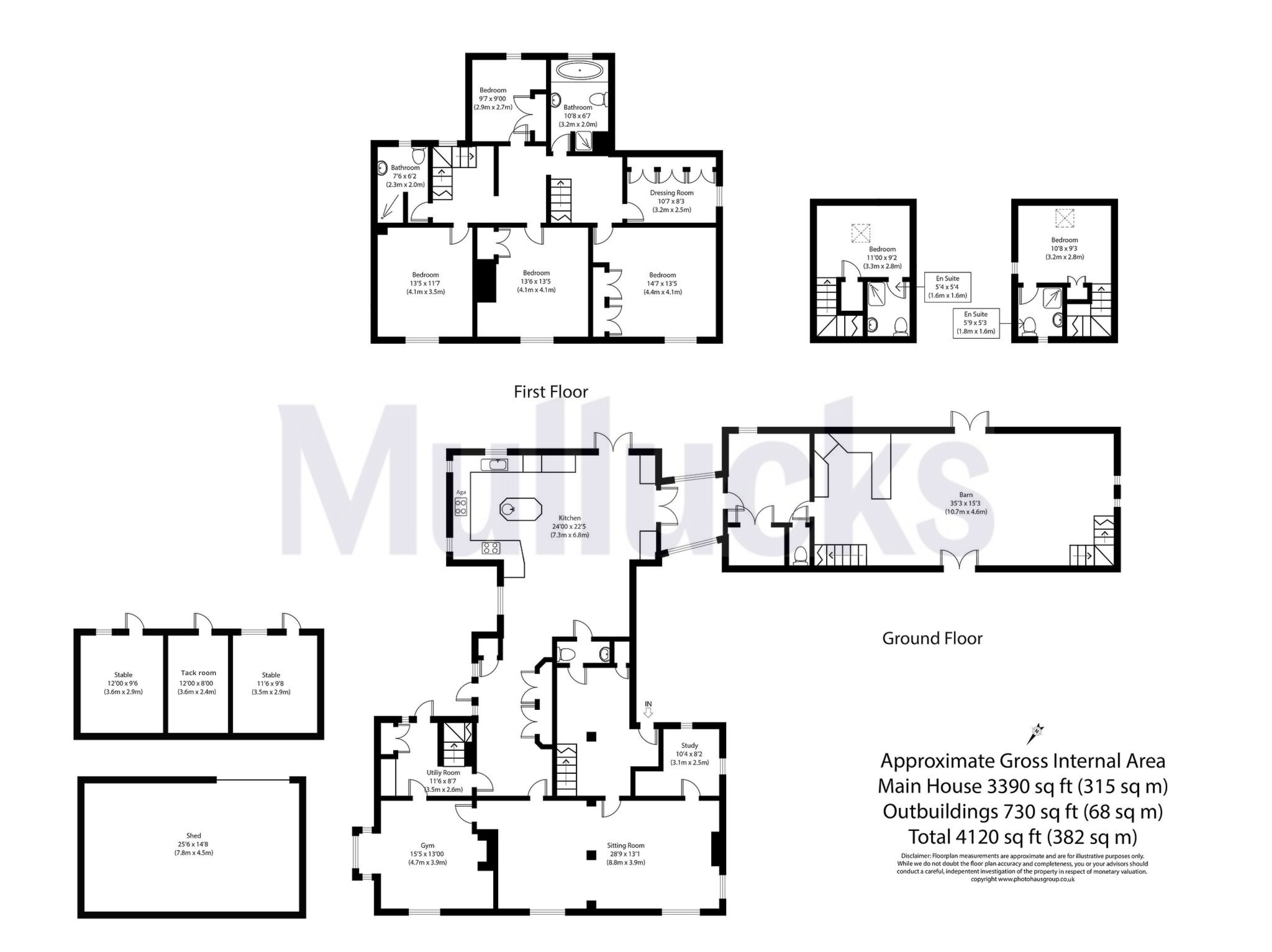 Green Acres,, The Street, Sheering floorplan