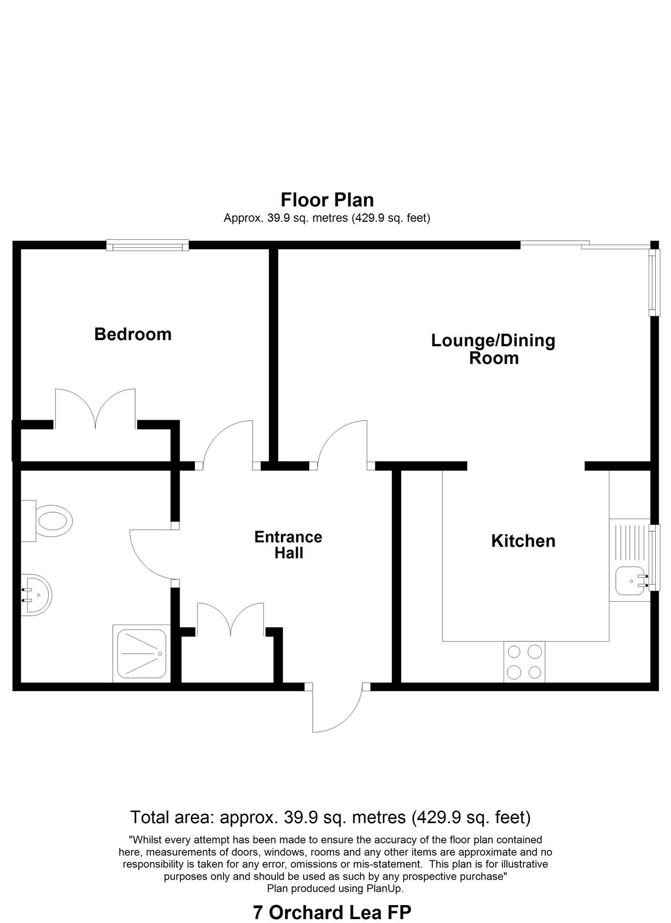 7, Orchard Lea, High Wych Road, Sawbridgeworth floorplan