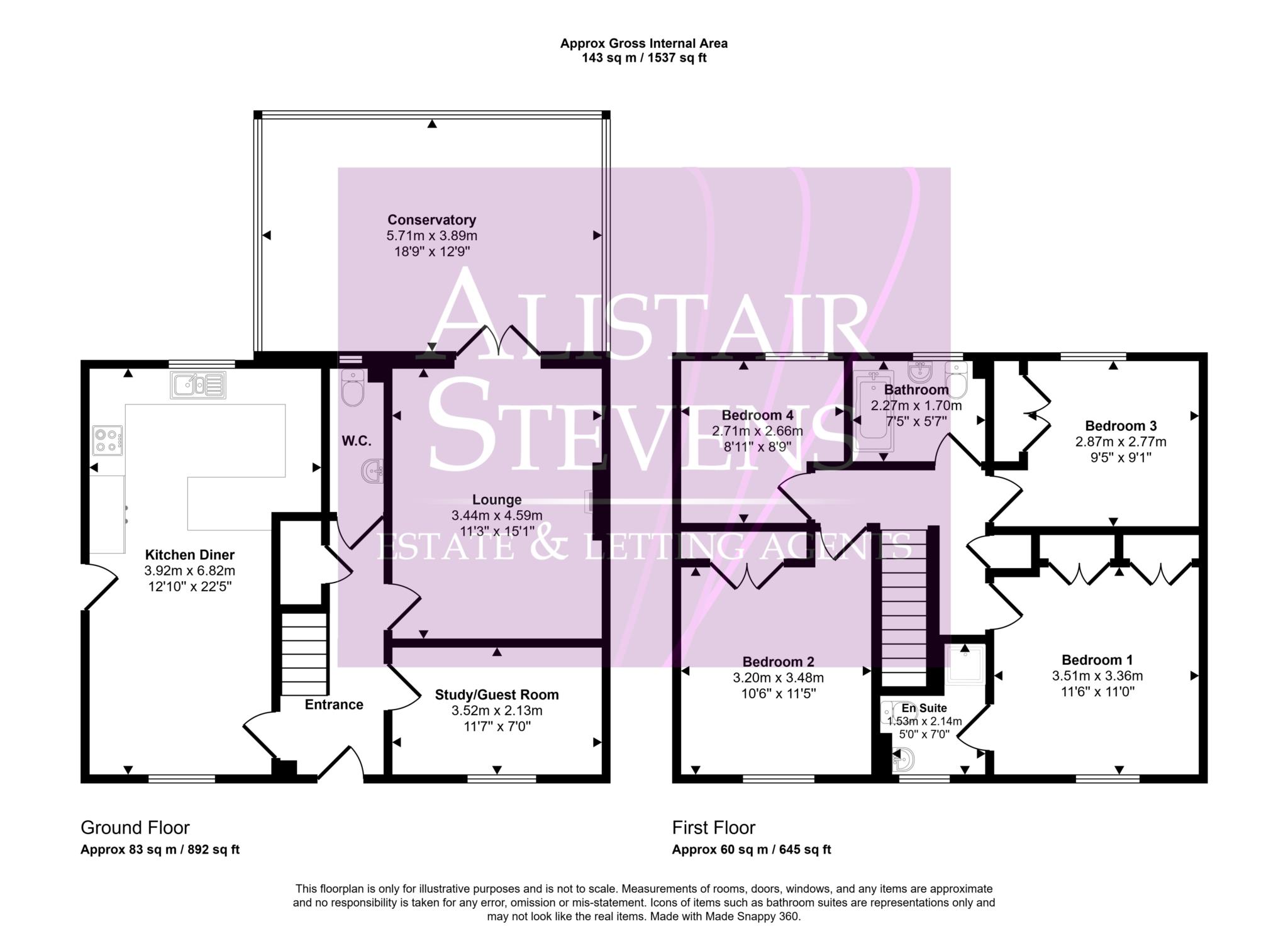 14, Emerald Drive, Oldham floorplan
