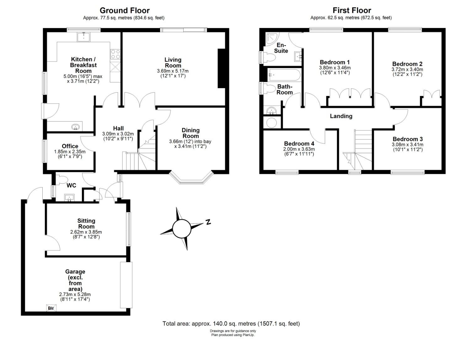 111, Coxs End, Over, Cambridge floorplan
