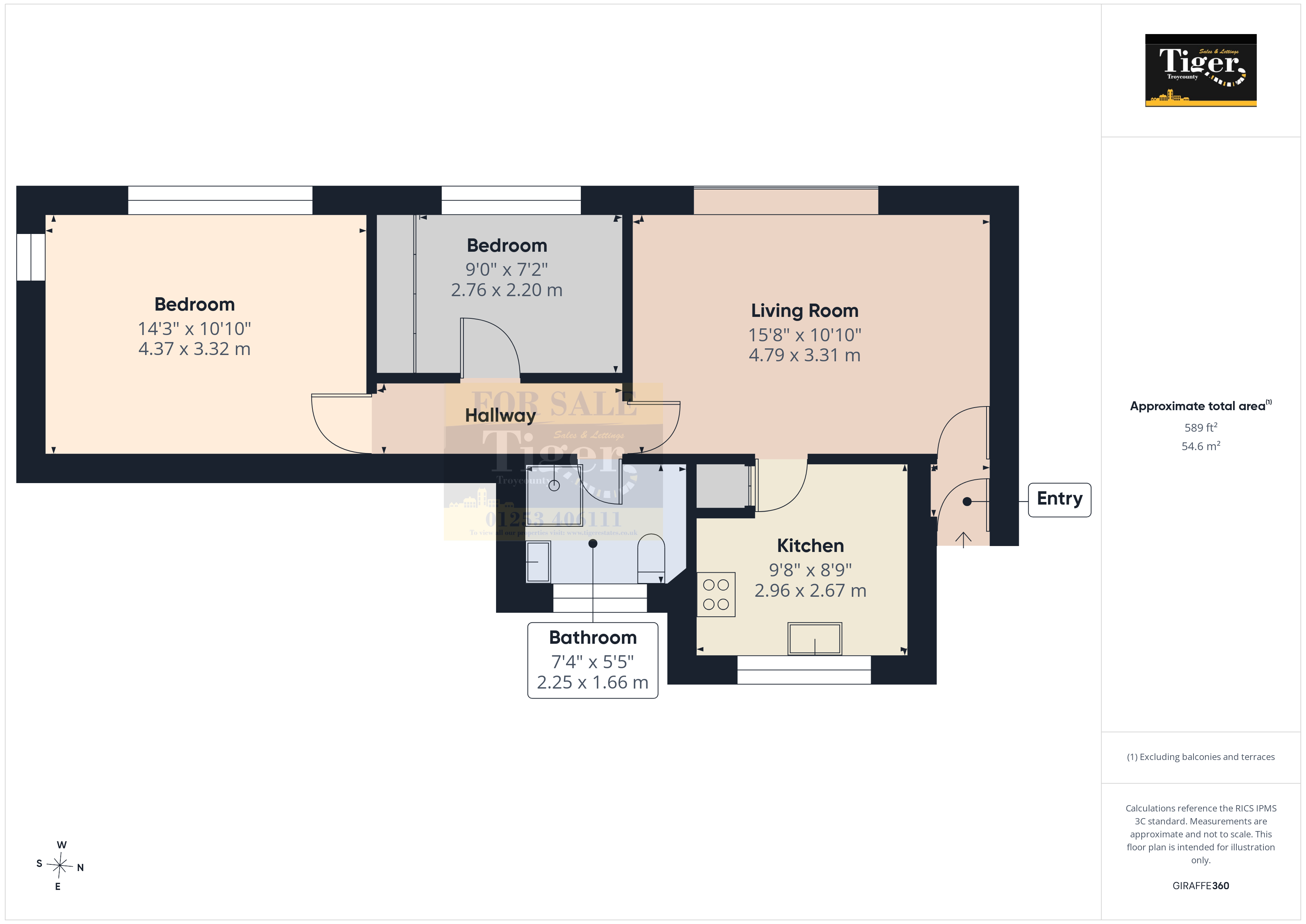 21 Clarence Court, Rawcliffe Street, Blackpool floorplan