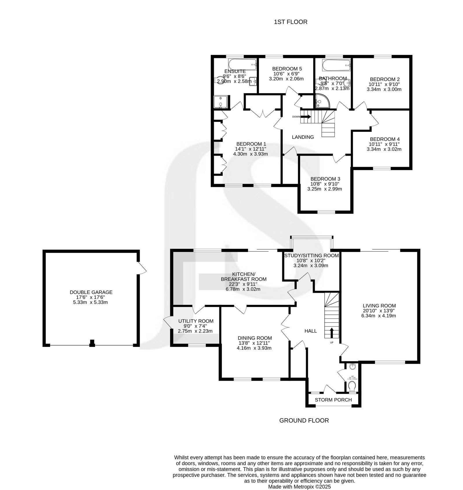 11, Fox Lea, Worthing floorplan