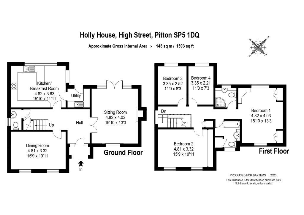 High Street, Pitton, Salisbury SP5, 4 bedroom detached house for sale