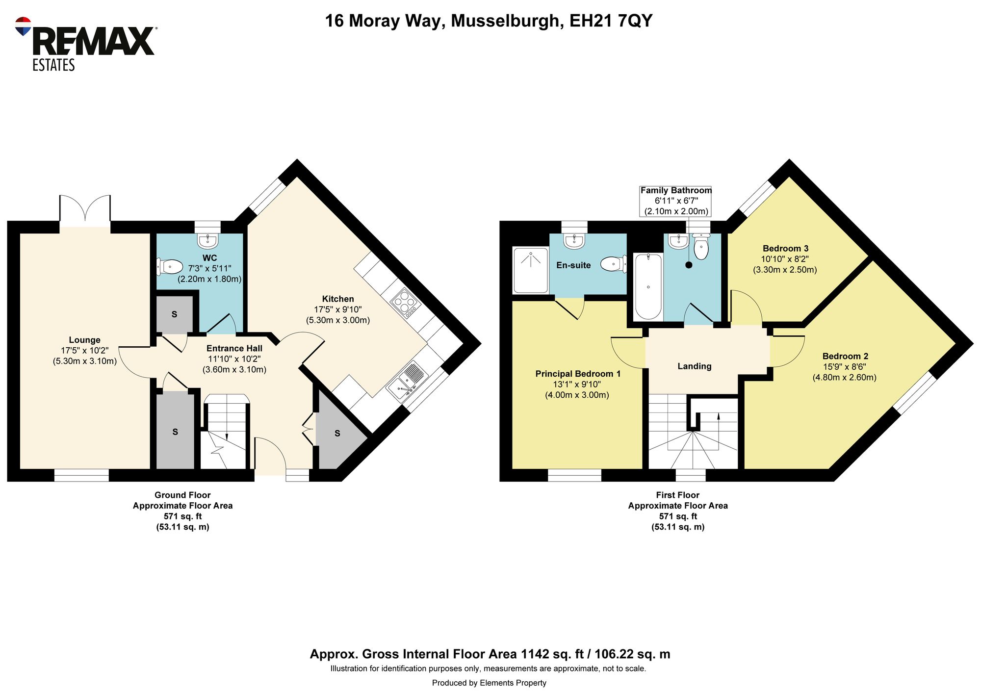 16 Moray Way, Musselburgh floorplan