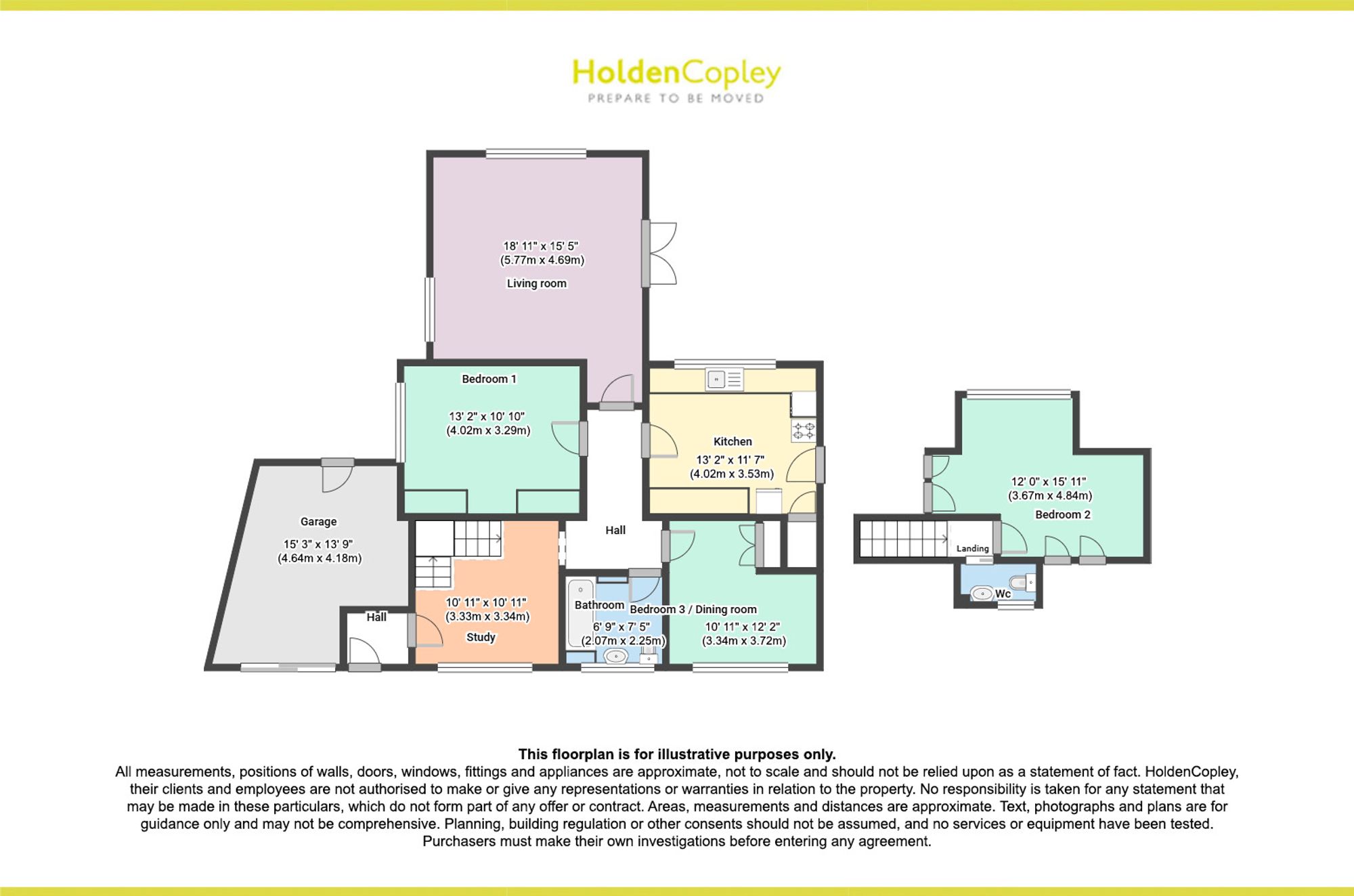 Wellin Bungalow, Wellin Lane, Nottingham floorplan