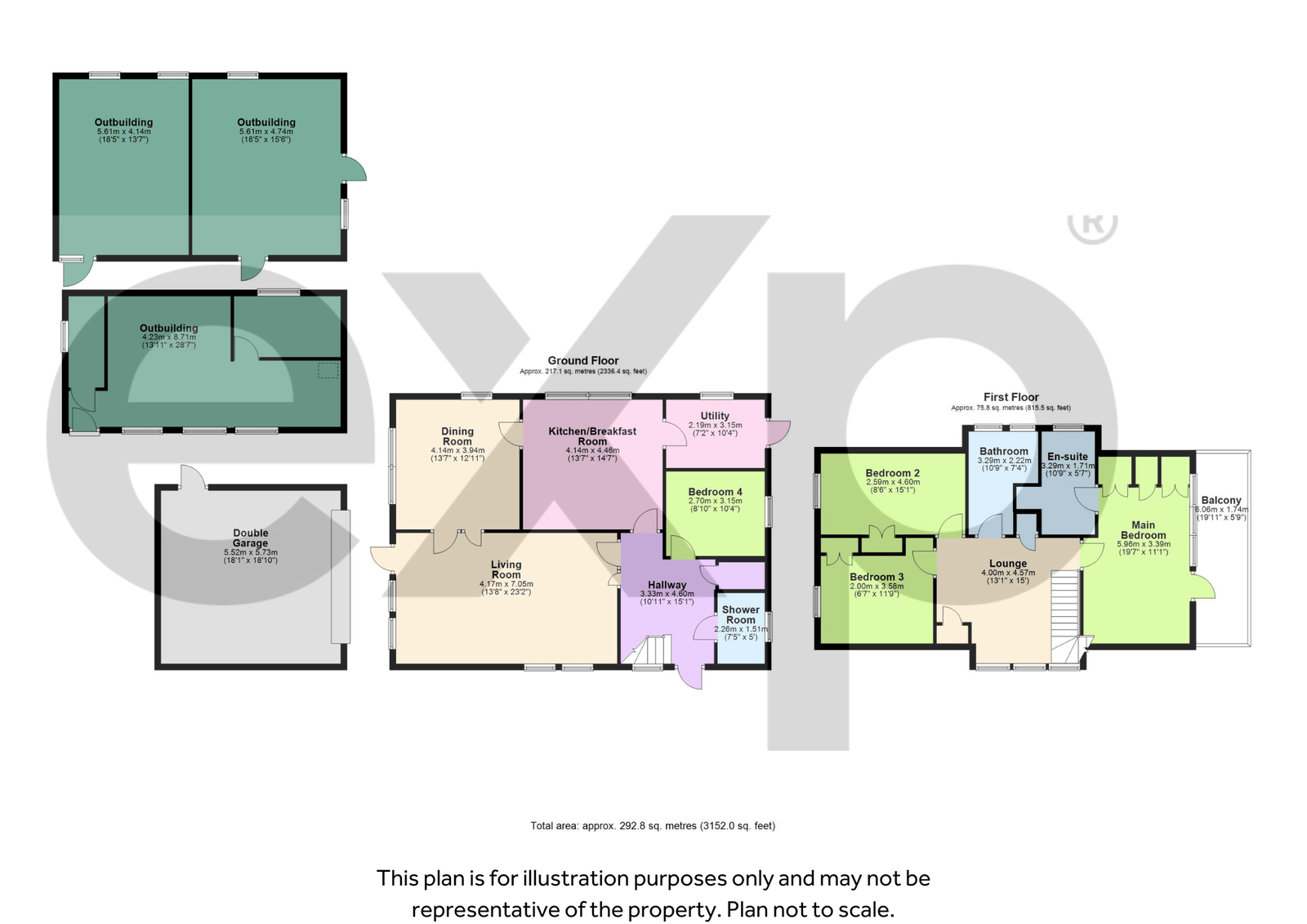Hurstfield, Maidstone Road, Tonbridge floorplan