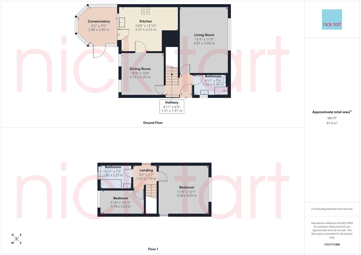 9, Beckbury Drive, Telford floorplan