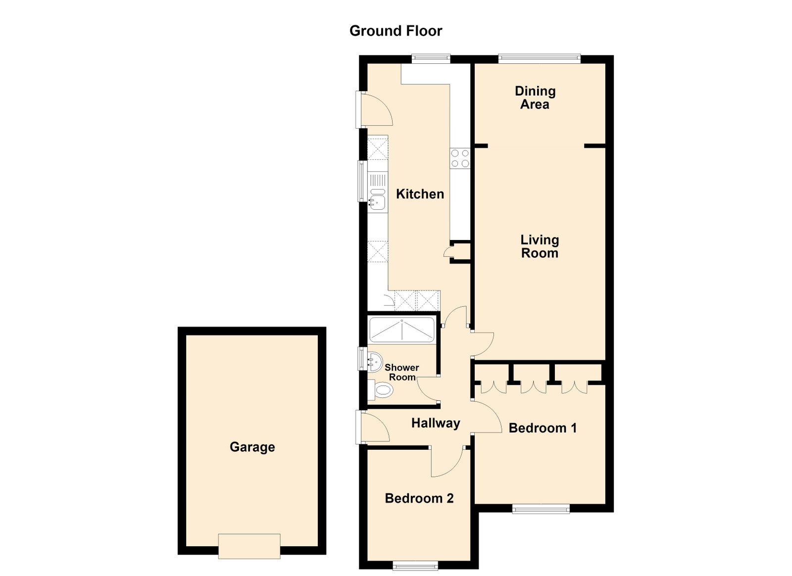 Charlton Close, Swadlincote floorplan