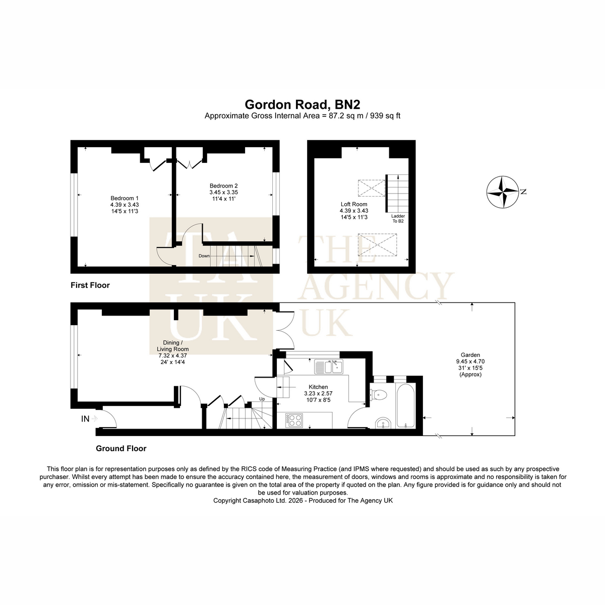 67, Gordon Road, Brighton floorplan