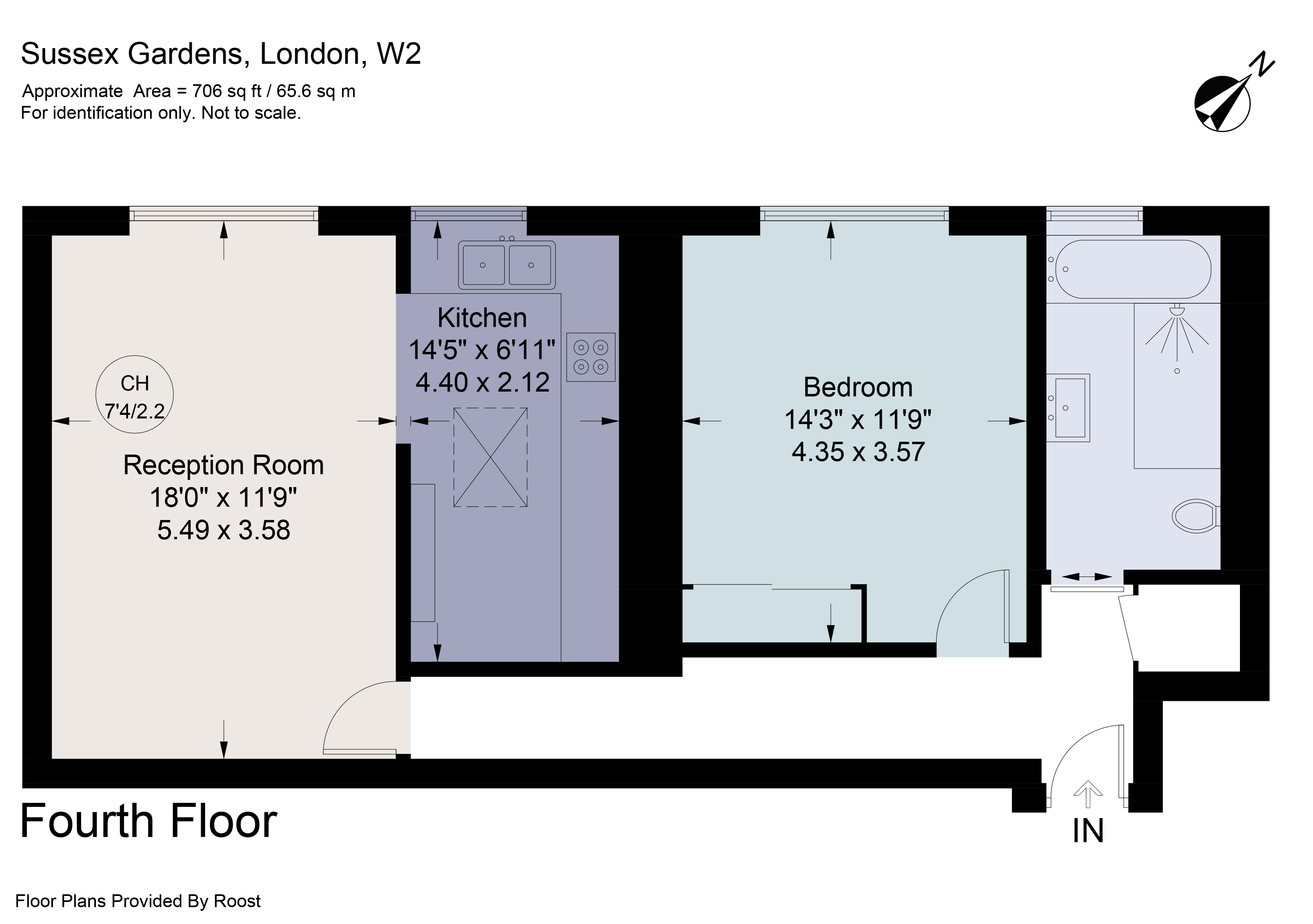 Flat 10, 207, Sussex Gardens, London floorplan