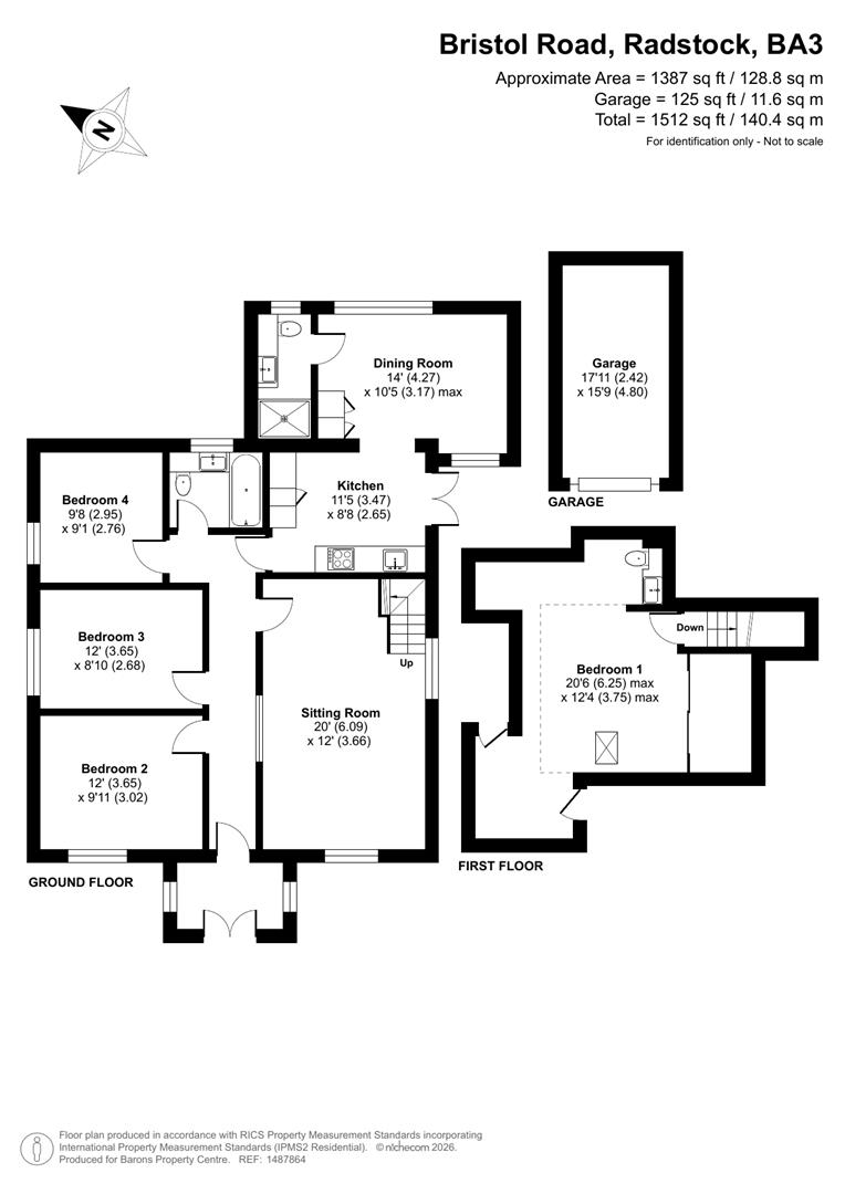 52, Bristol Road, Radstock floorplan