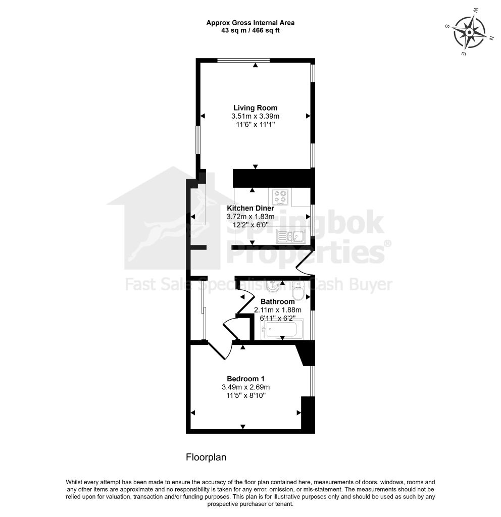 C-1, Stafford Road,, Seaford floorplan