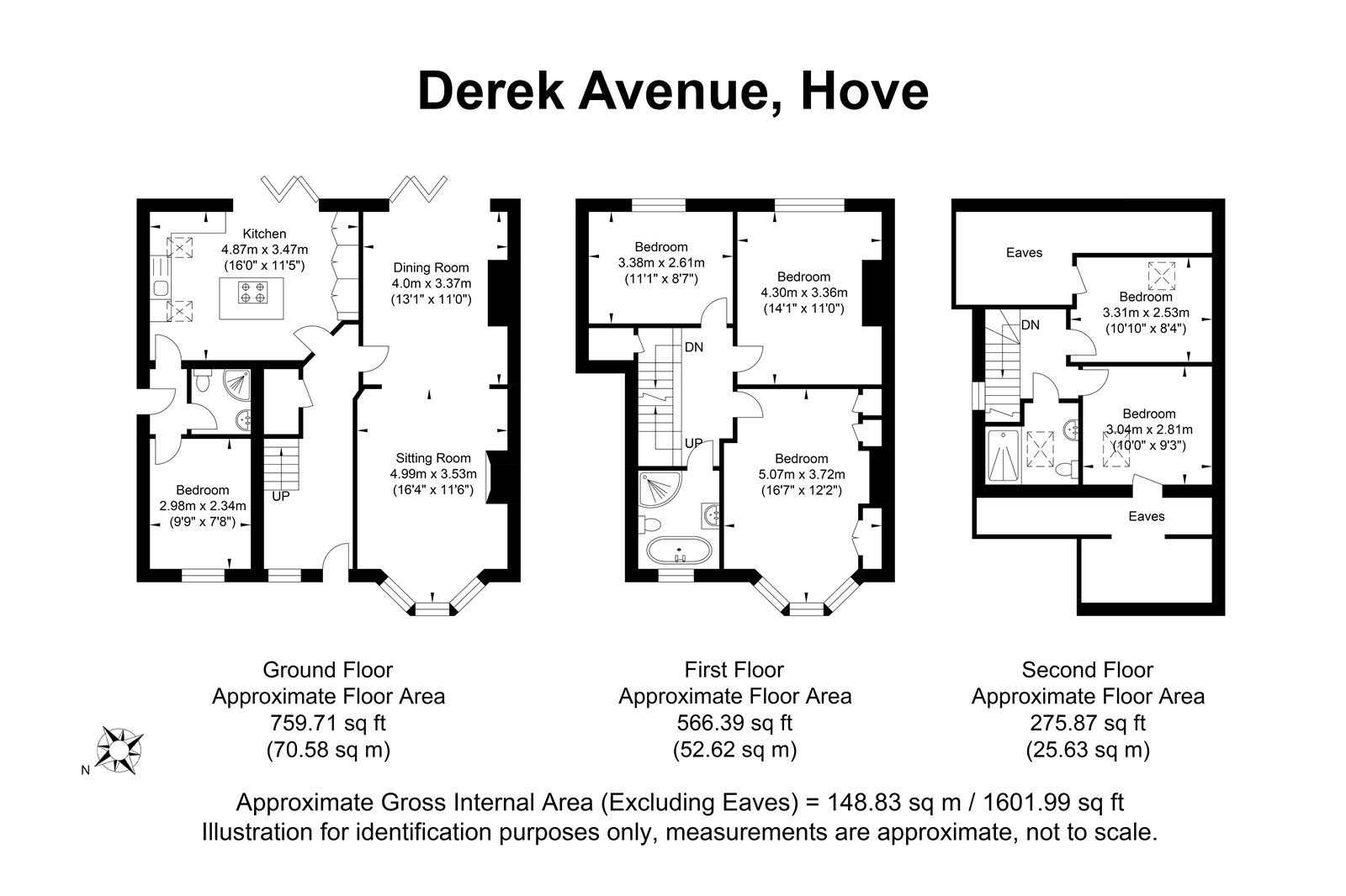 3, Derek Avenue, East Sussex floorplan