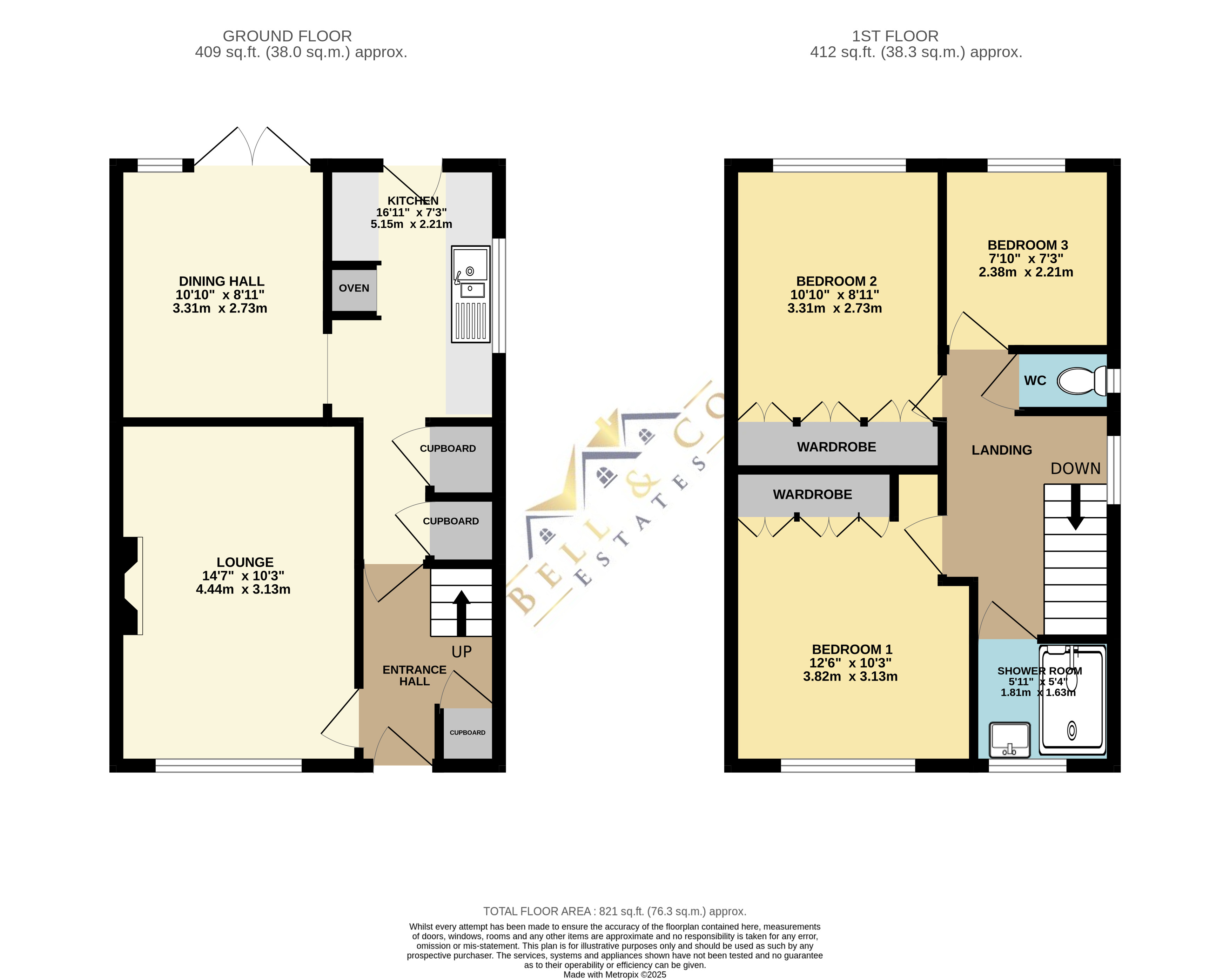 4, Metcalfe Avenue, Sheffield floorplan
