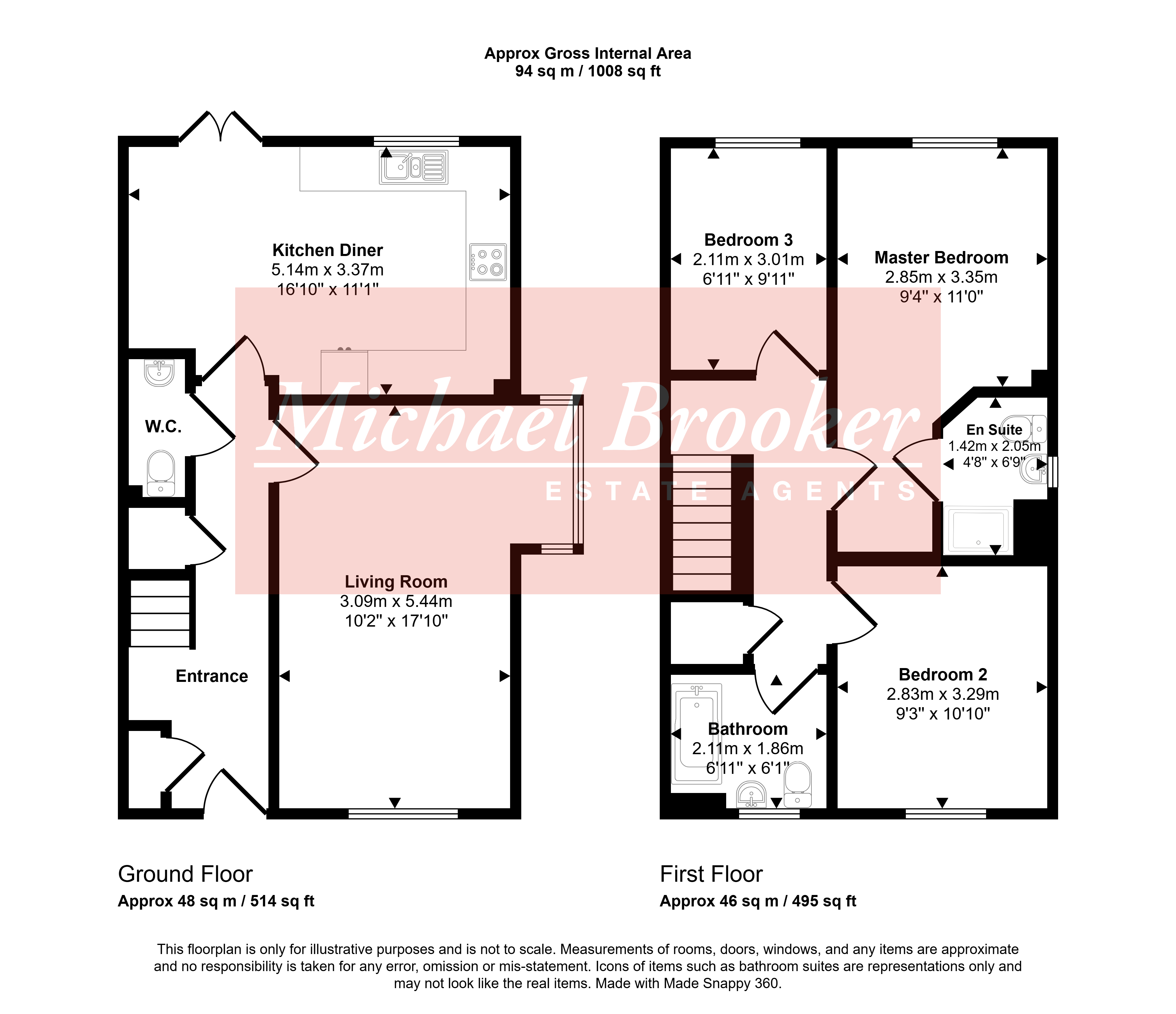 43, Bailey Place, East Sussex floorplan