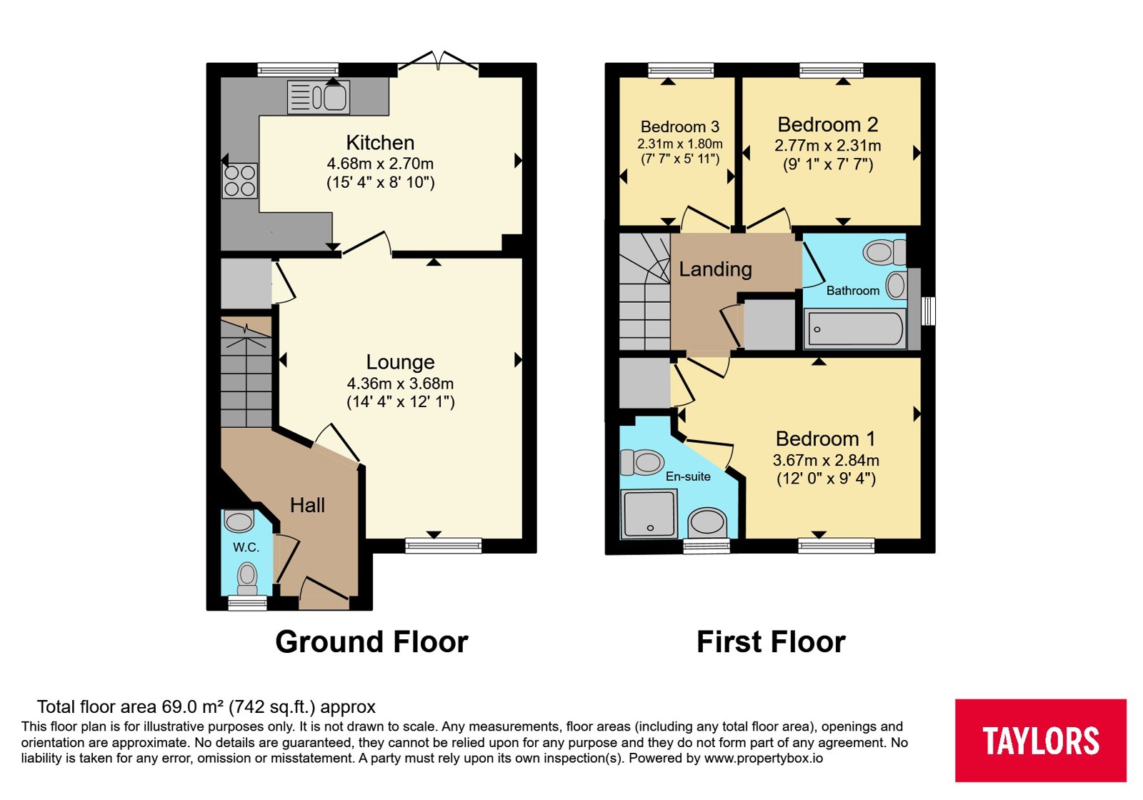 24, Lactans Edge, Bedfordshire floorplan