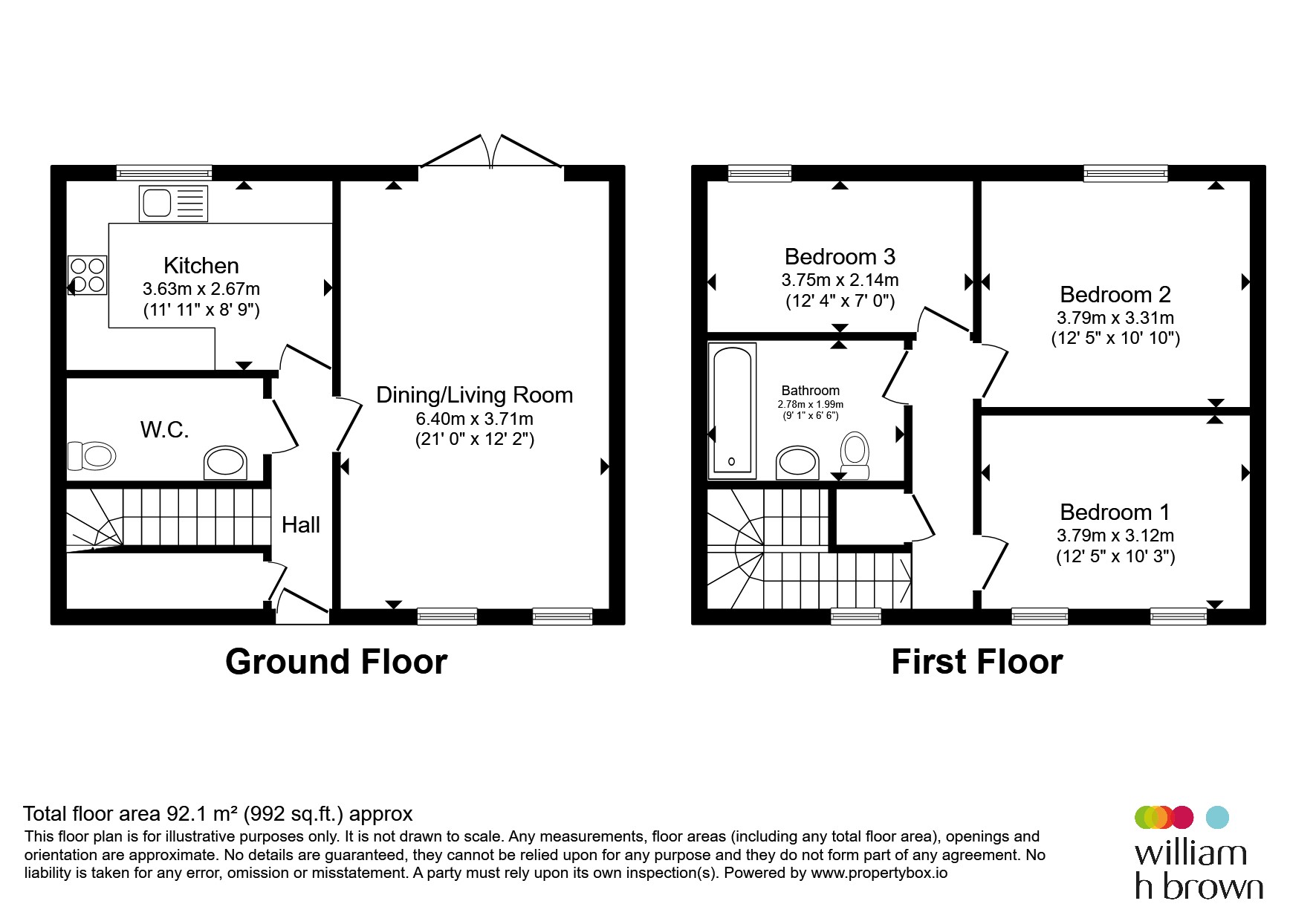140, Derwent Way, YORK floorplan