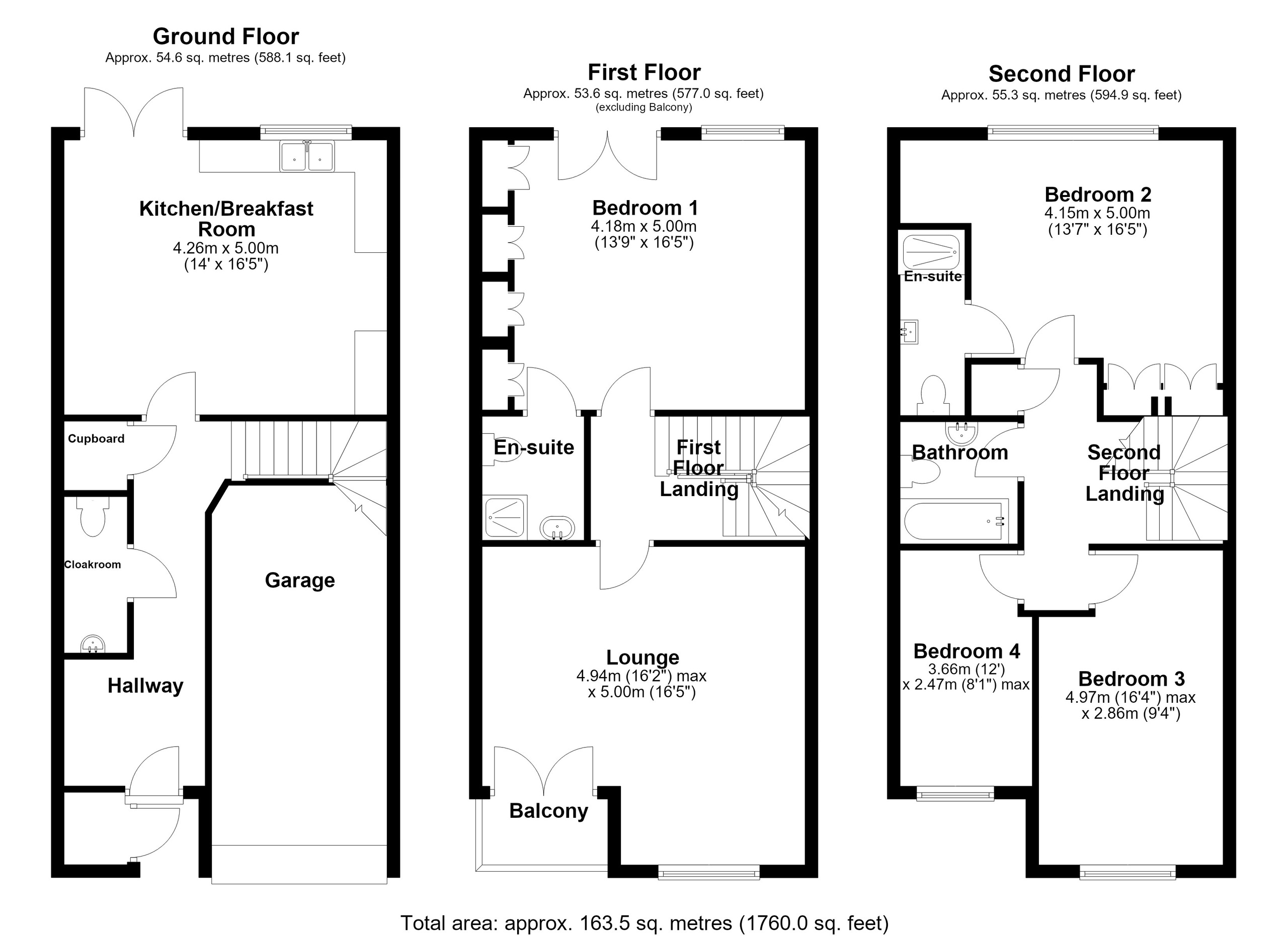 8 Pasteur Grove, Pontypridd floorplan