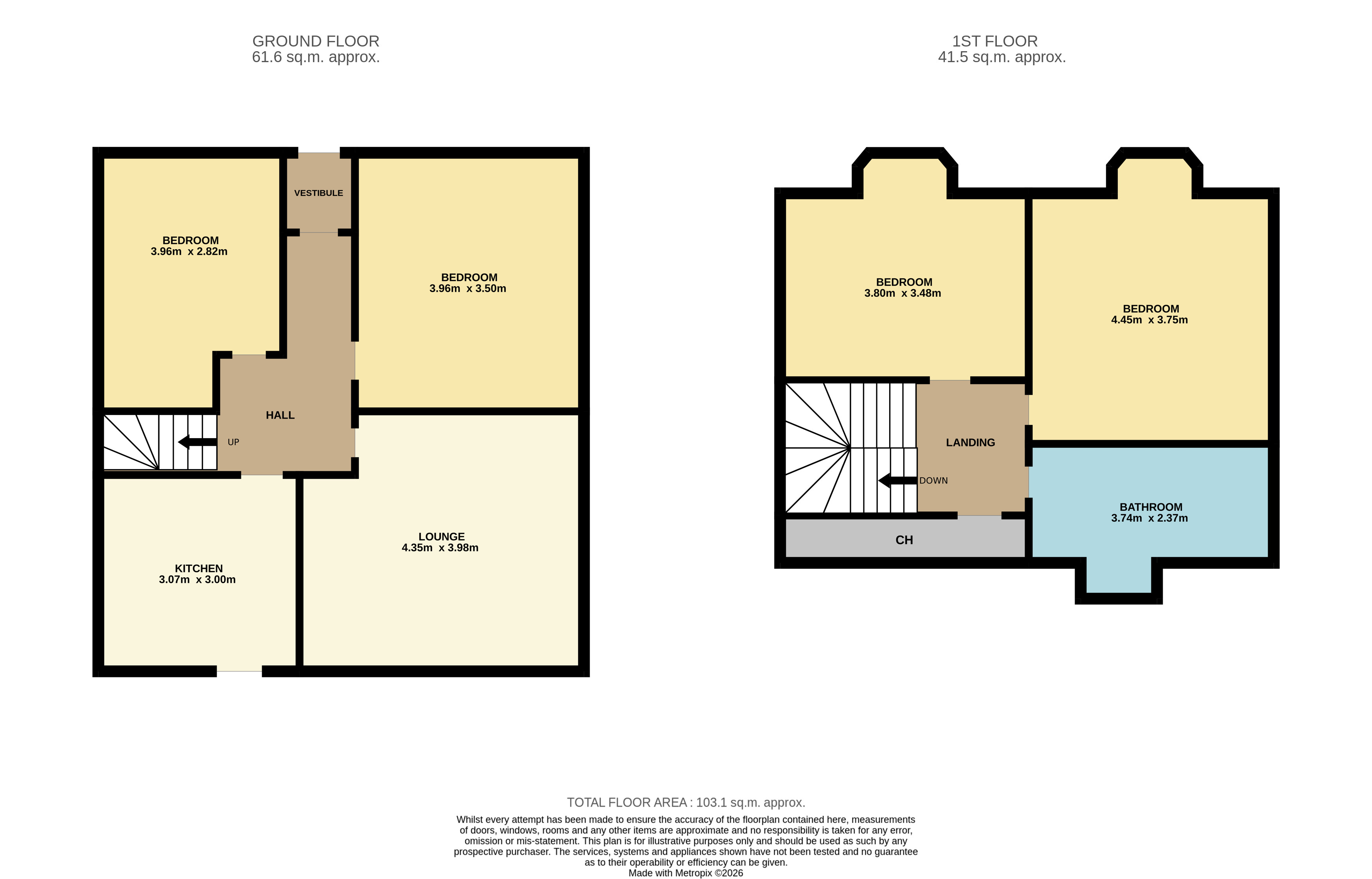 6, George Street, Arbroath floorplan