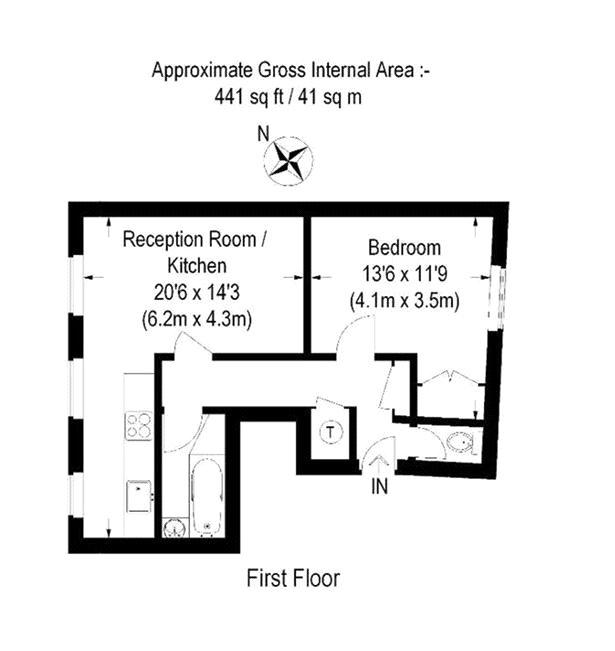 1 Bedrooms Flat to rent in Goldhurst Terrace, South Hampstead, London NW6