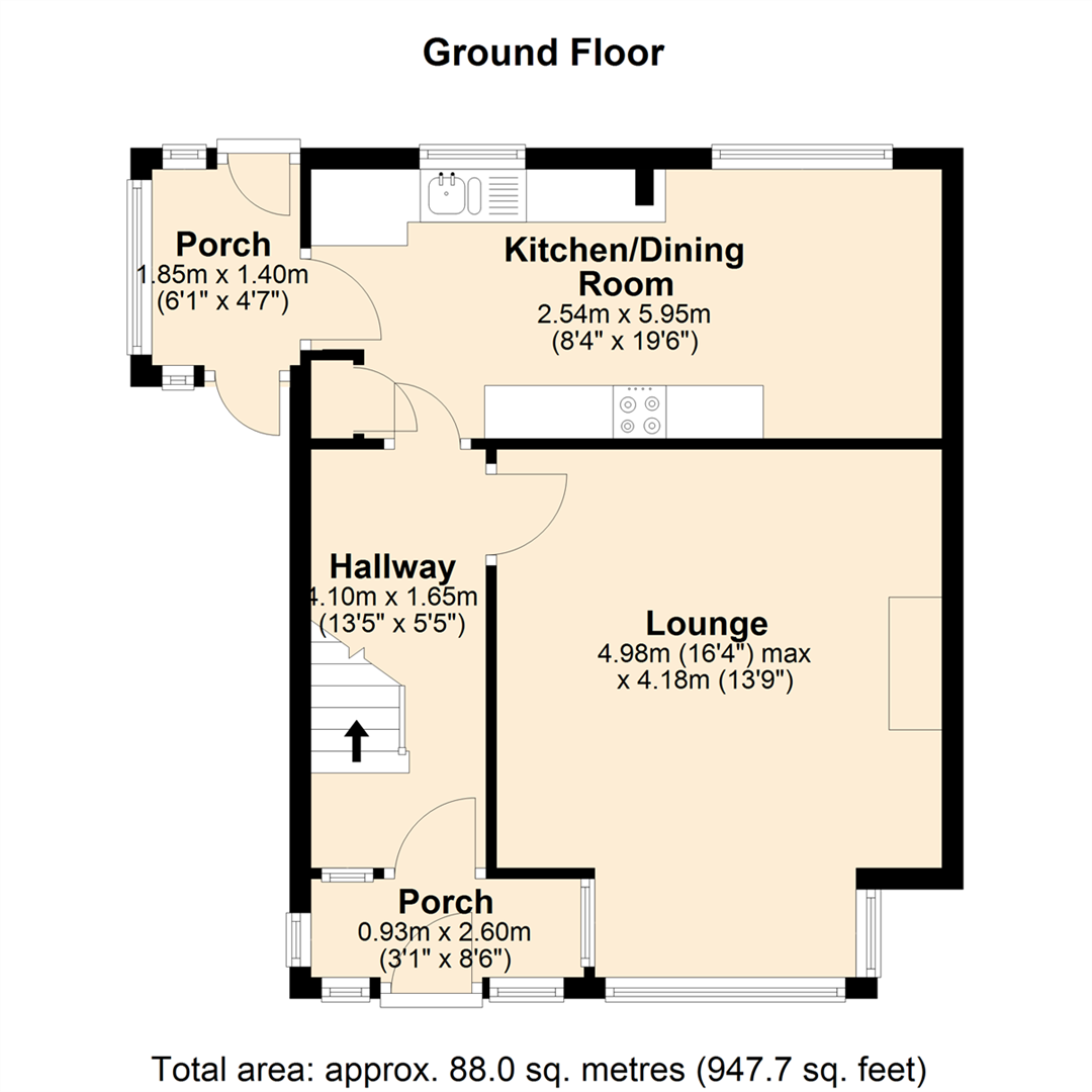 4, St. Peters Road, Rossendale floorplan