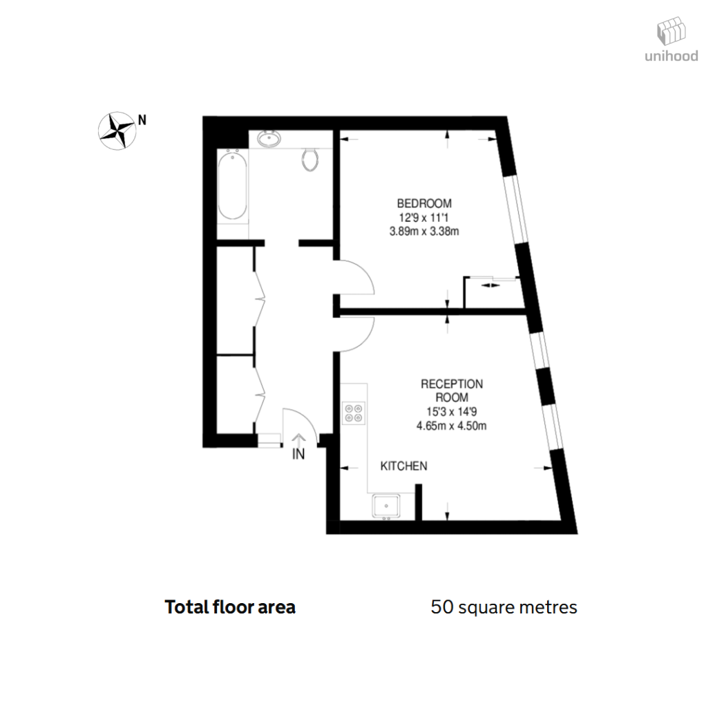 Agnes George Walk, London floorplan