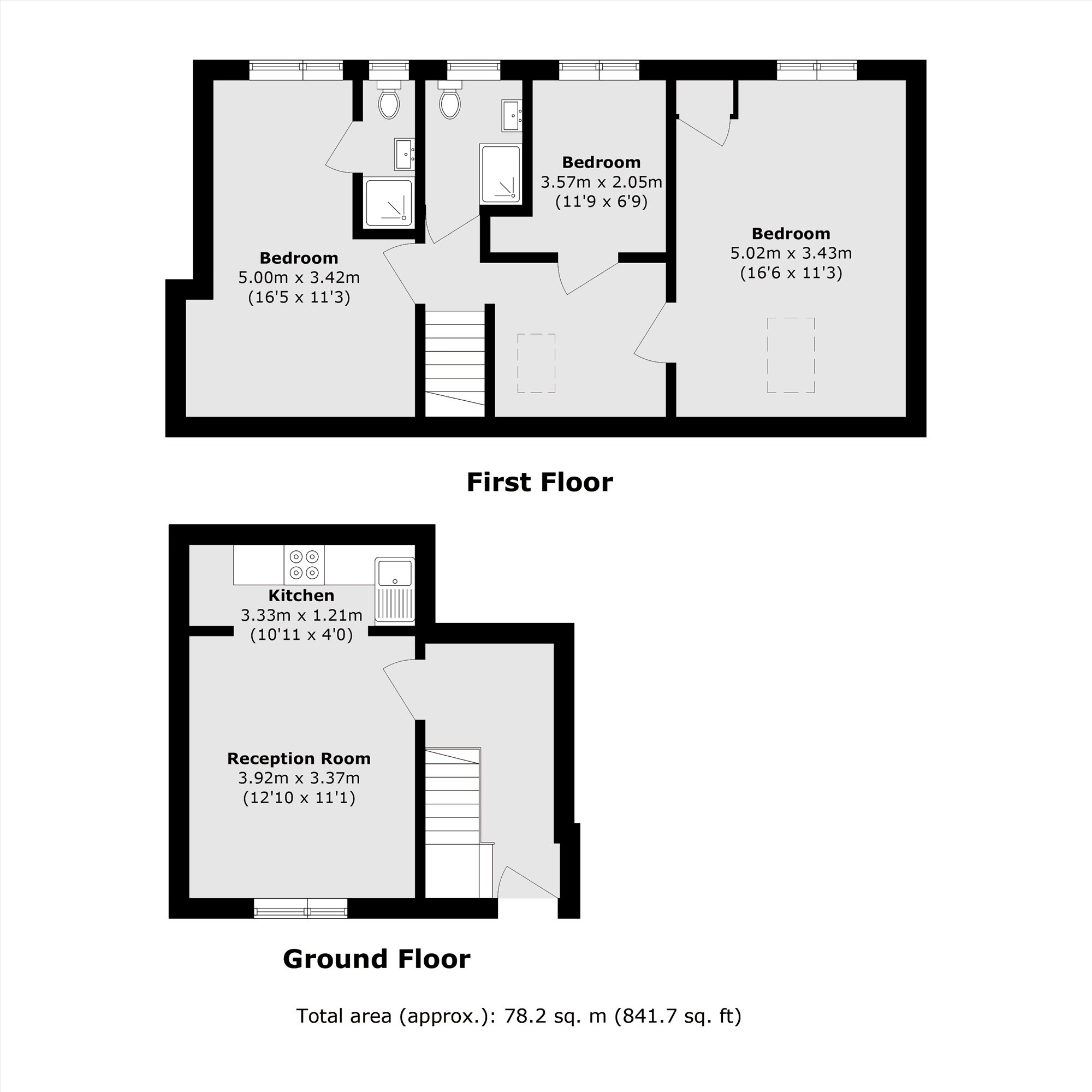 Flat 1, 23, Highfield Road, London floorplan