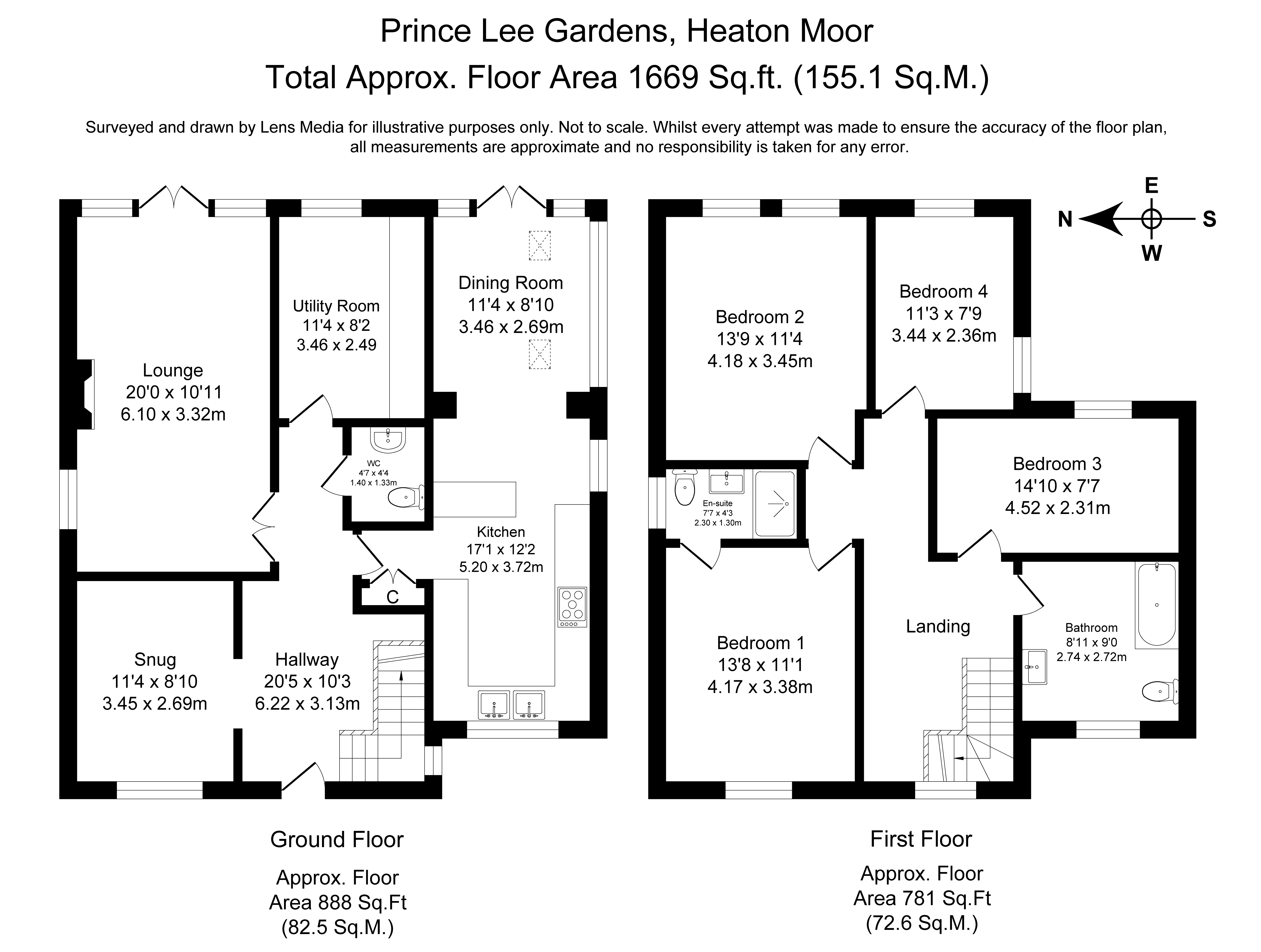 9, Prince Lee Gardens, Stockport floorplan