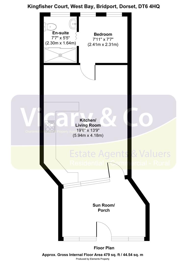 4, Kingfisher Court, West Bay floorplan