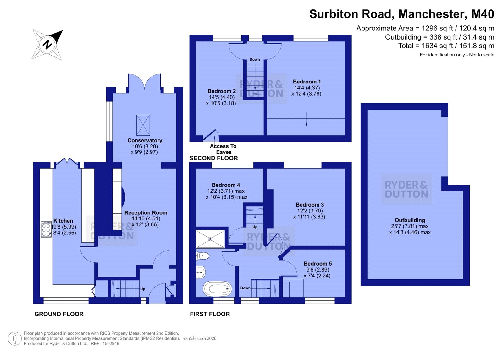 116, Surbiton Road, Manchester floorplan