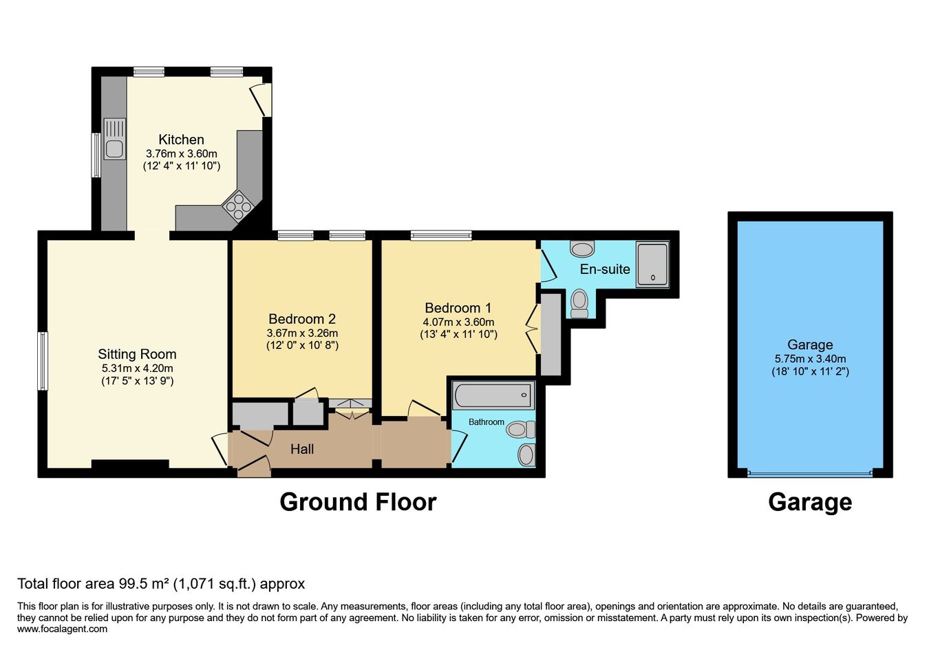 3 Nanhurst Park, Elmbridge Road, Cranleigh floorplan