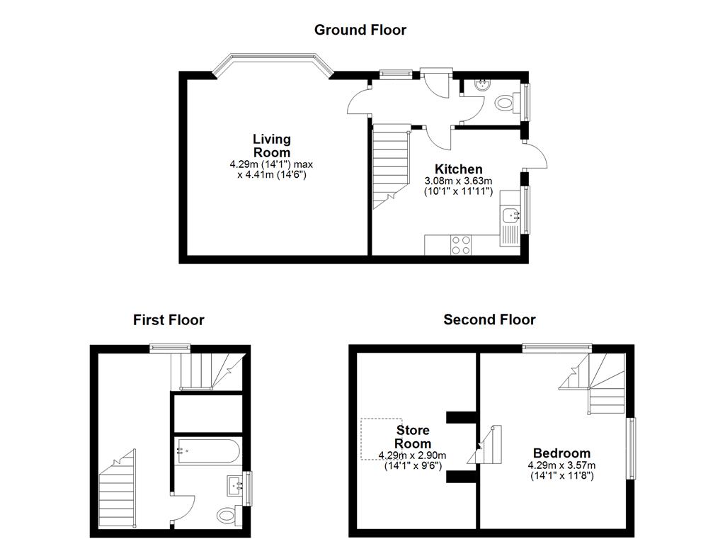 1 Bedrooms End terrace house to rent in Stanford Avenue, Brighton BN1