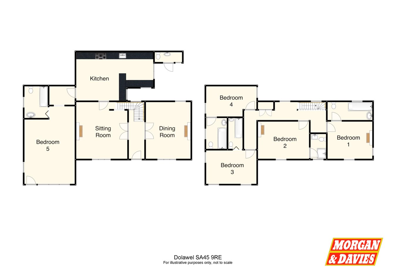 Dolawel, Rectory Square, New Quay floorplan
