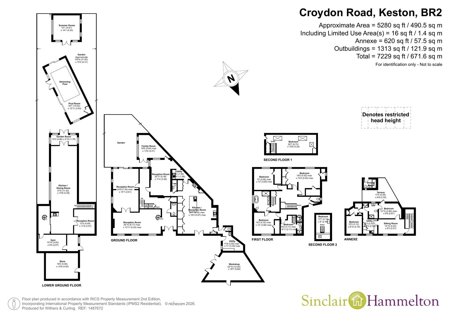 2, Croydon Road, Keston floorplan