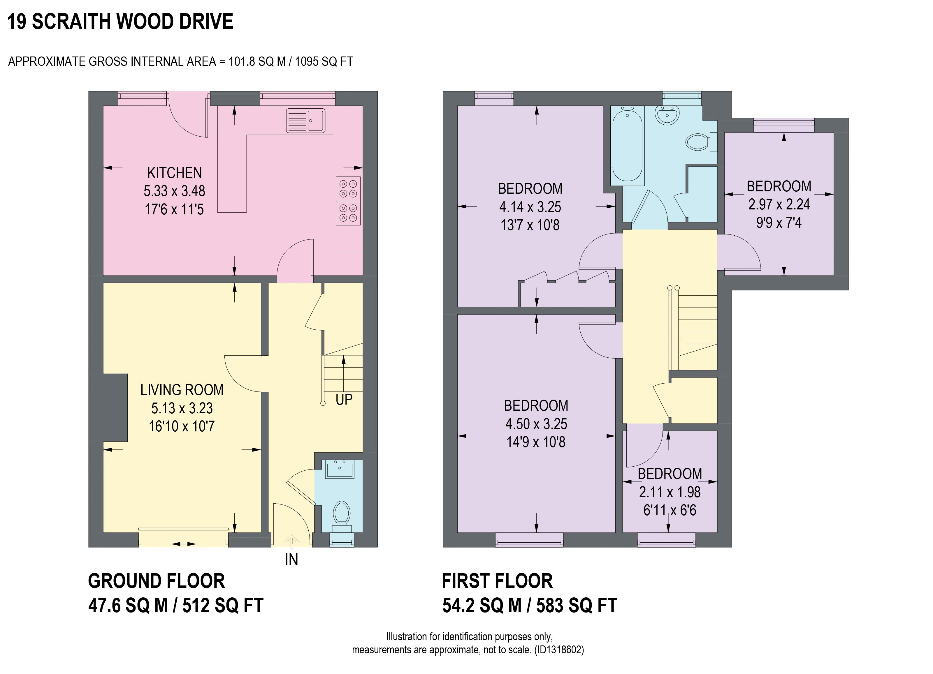 19, Scraith Wood Drive, Sheffield floorplan
