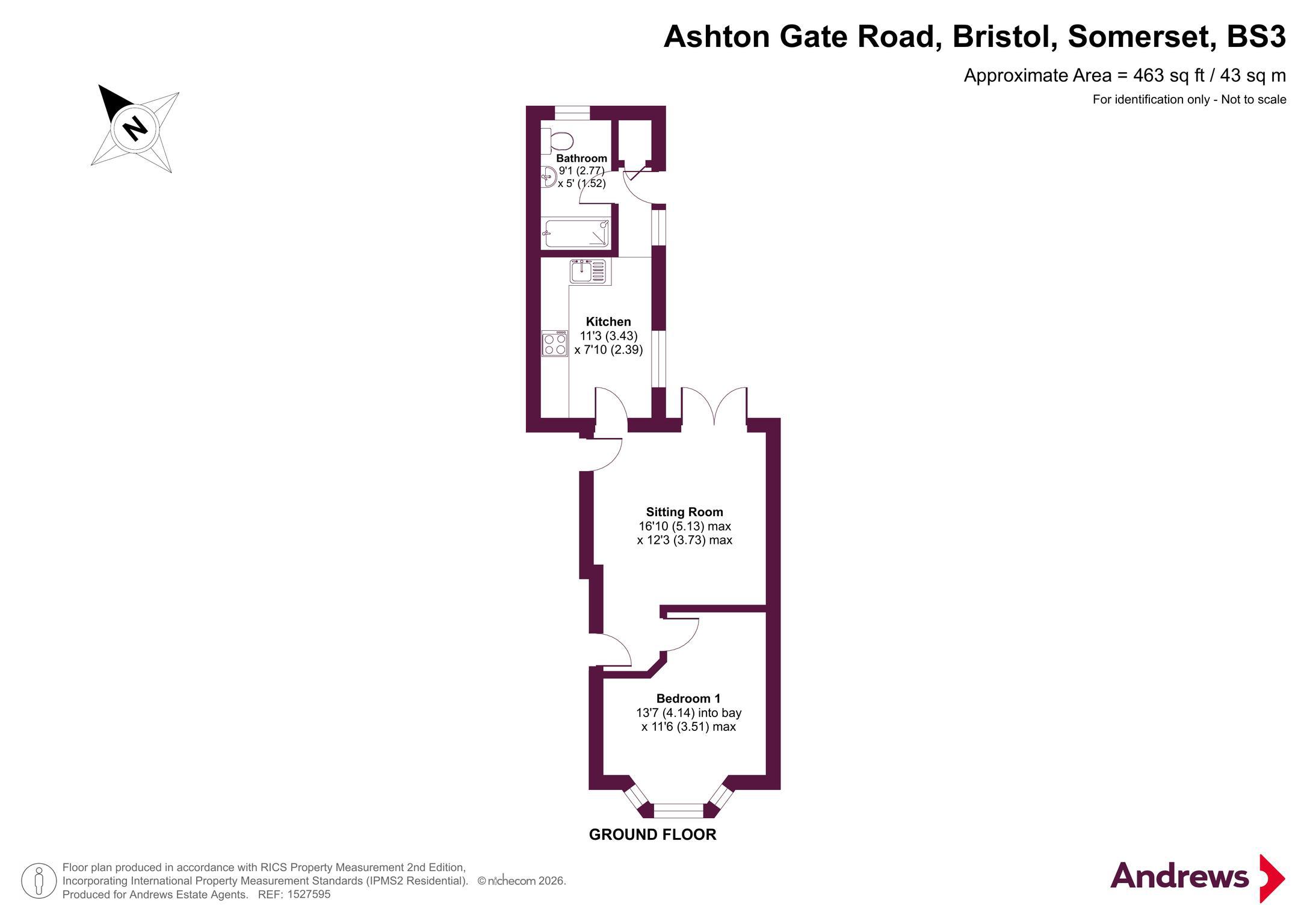 42B, Ashton Gate Road, Somerset floorplan