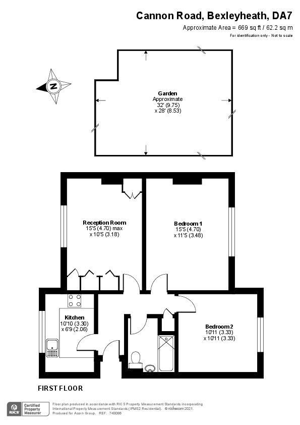 Cannon Road, Bexleyheath DA7, 2 bedroom flat for sale 59106554